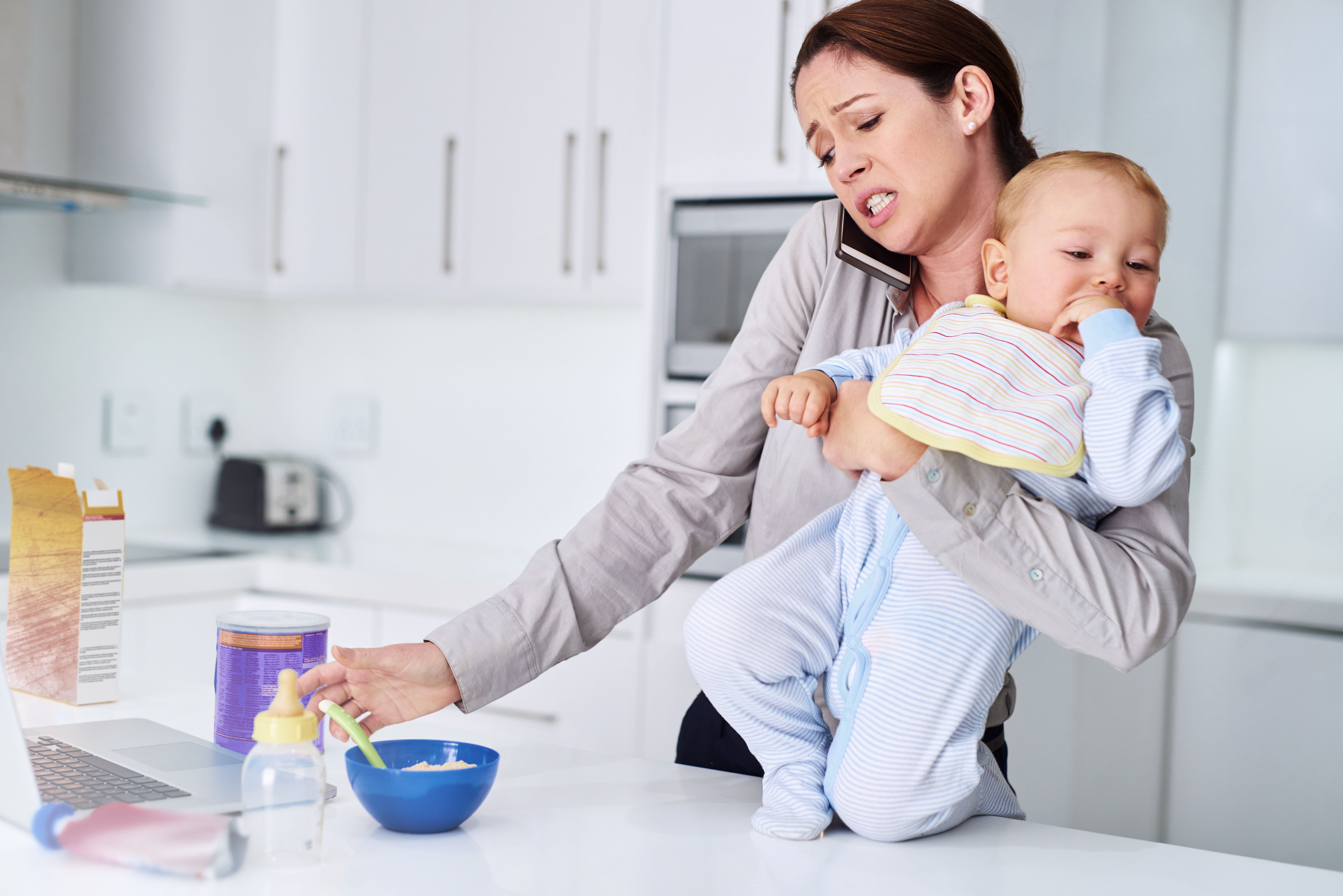 stressed parent