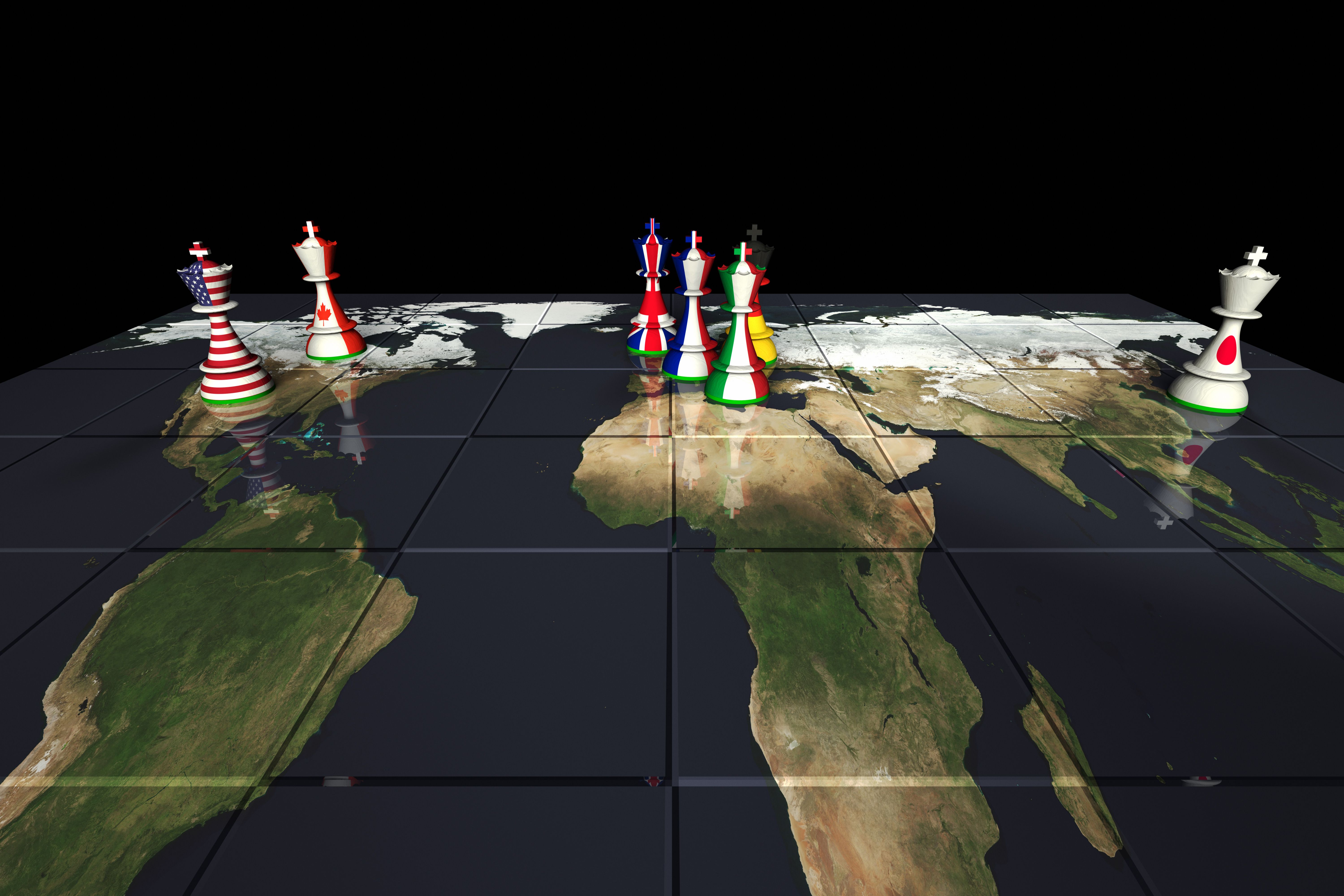 G7 Nations Chessboard