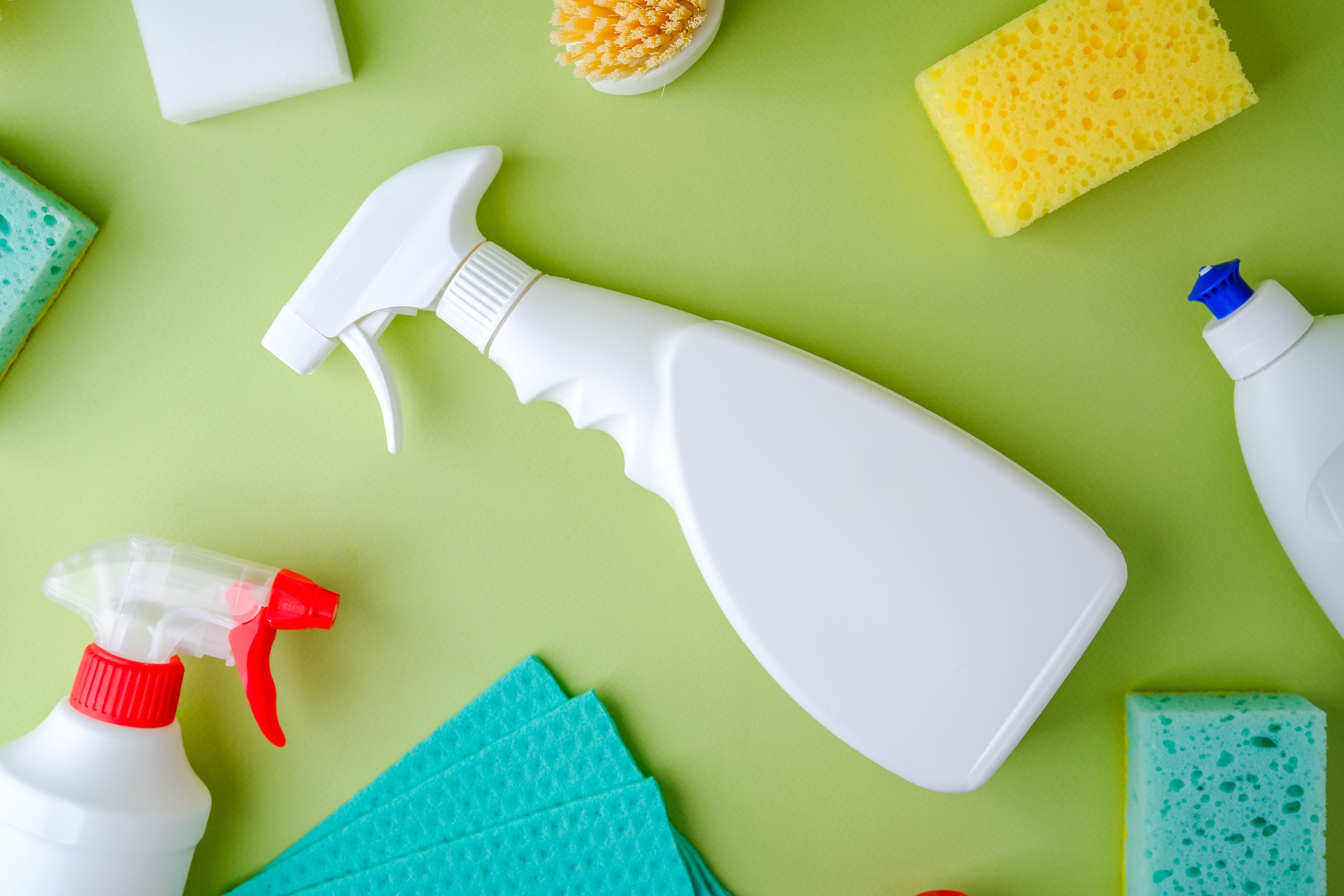 green cleaning routine
