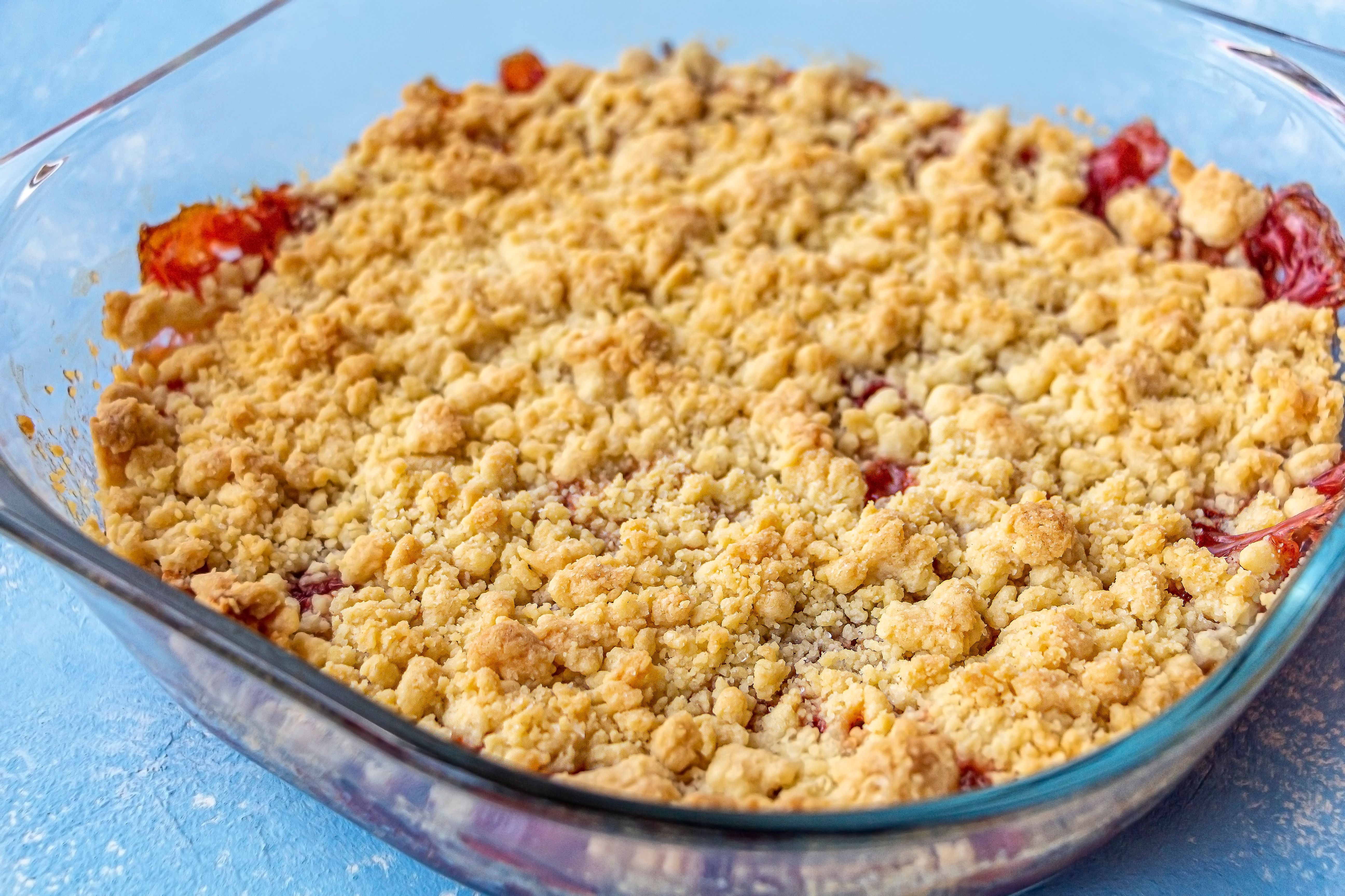 strawberry rhubarb crisp