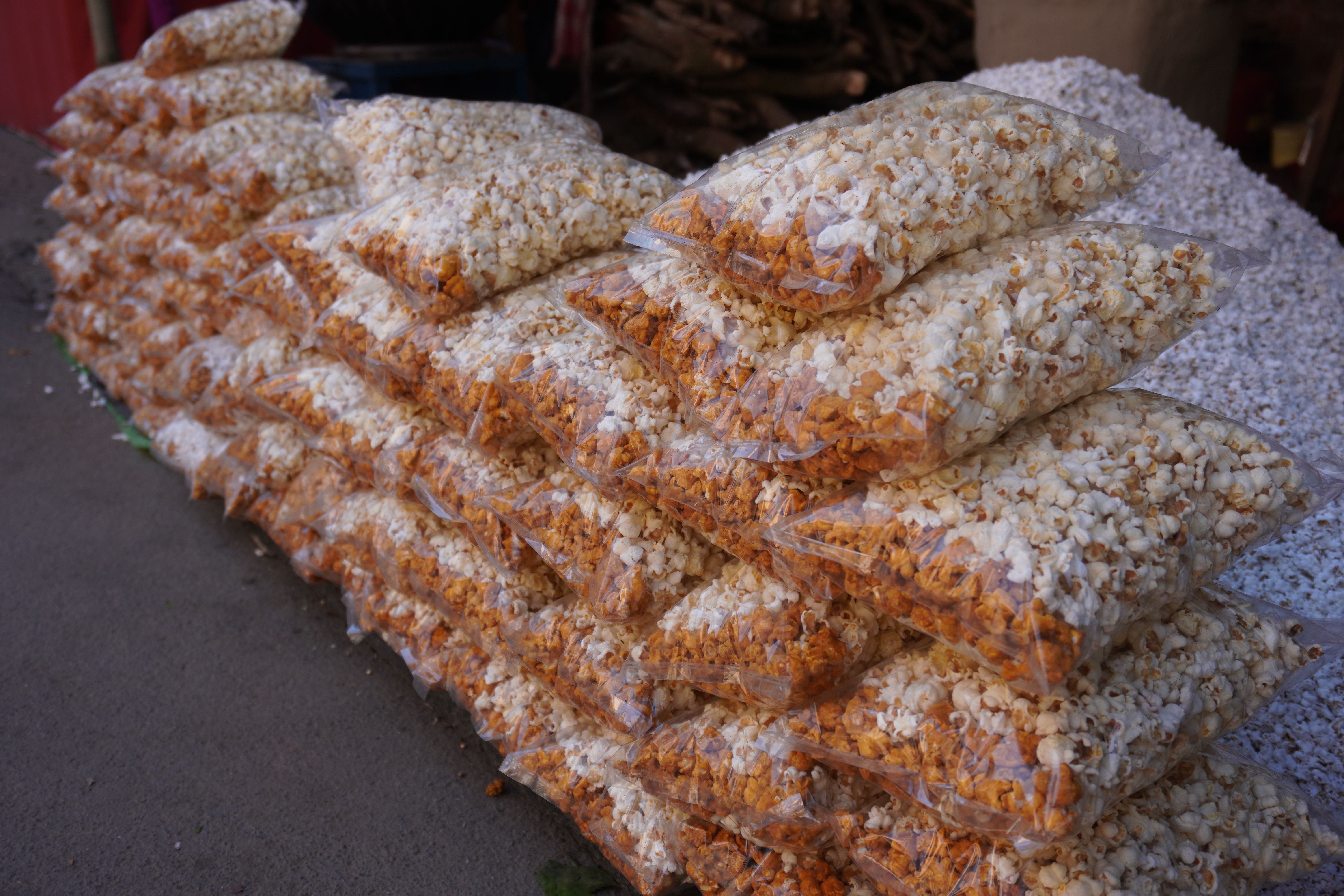 popcorn street food