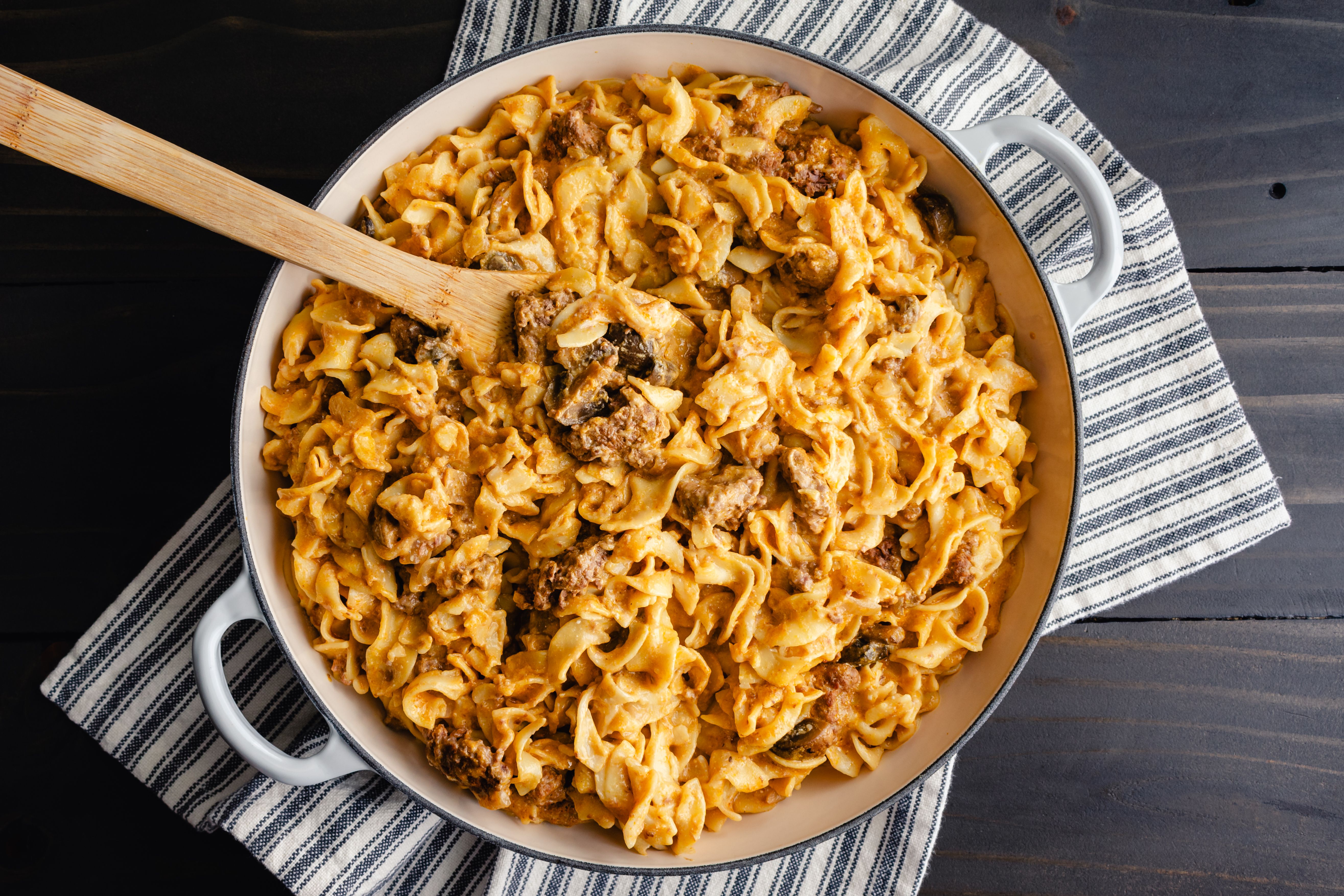 cooking stroganoff