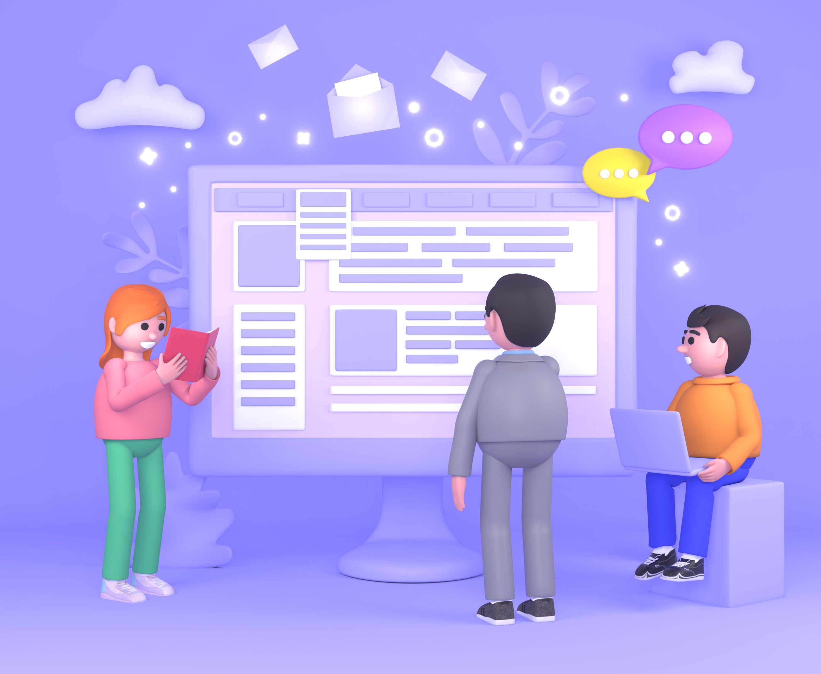 Web application or website development