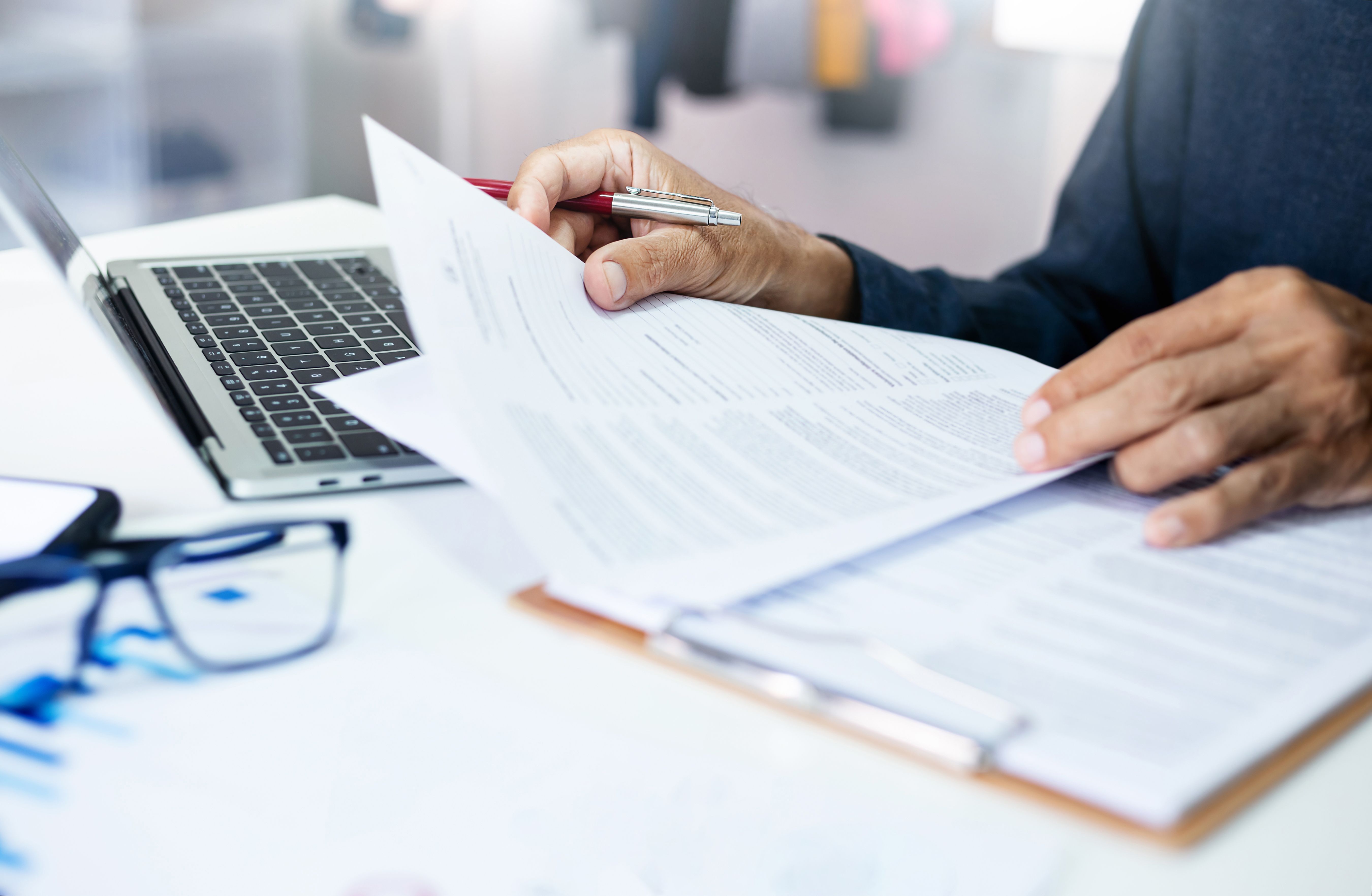 financial paperwork