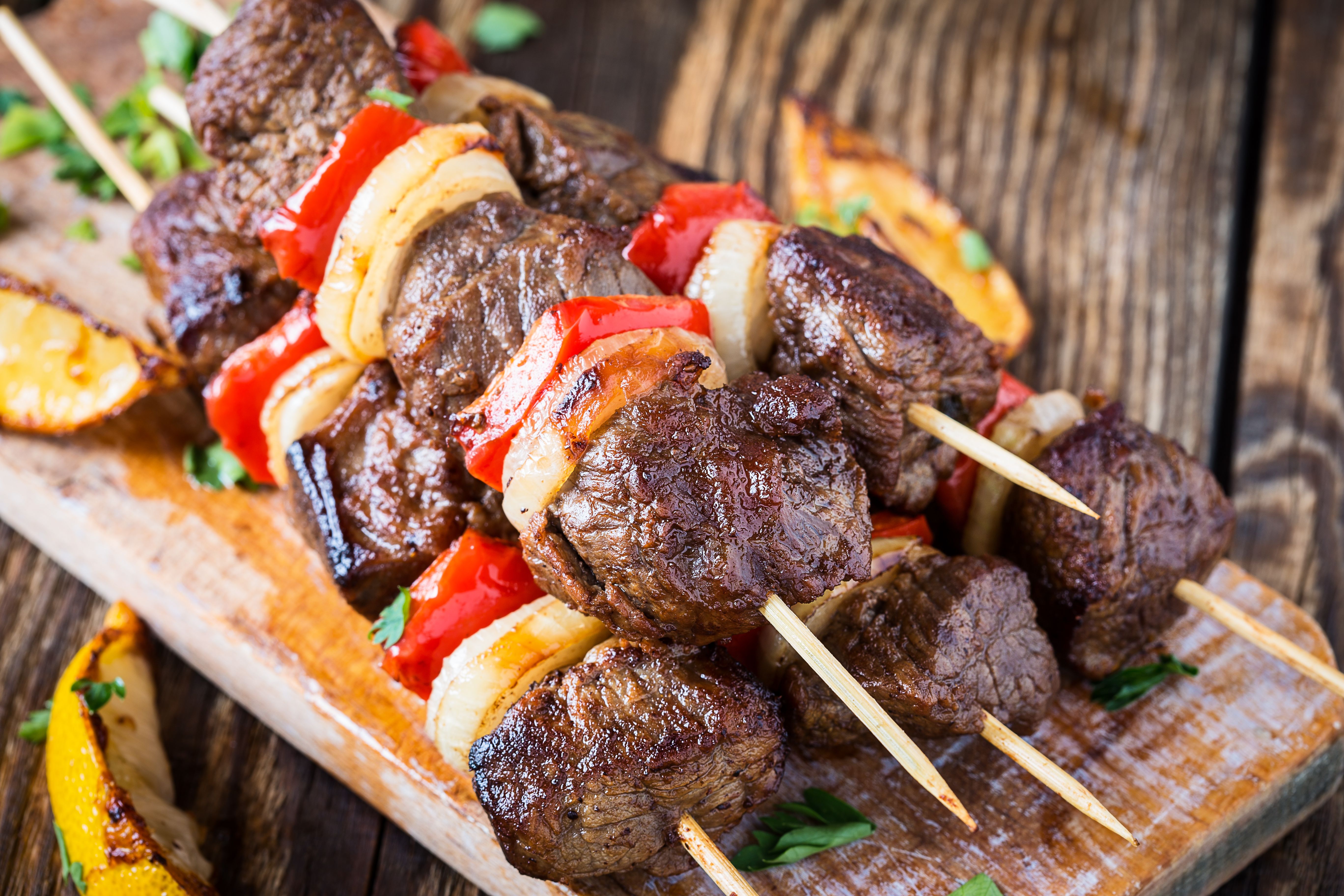 grilled kebabs