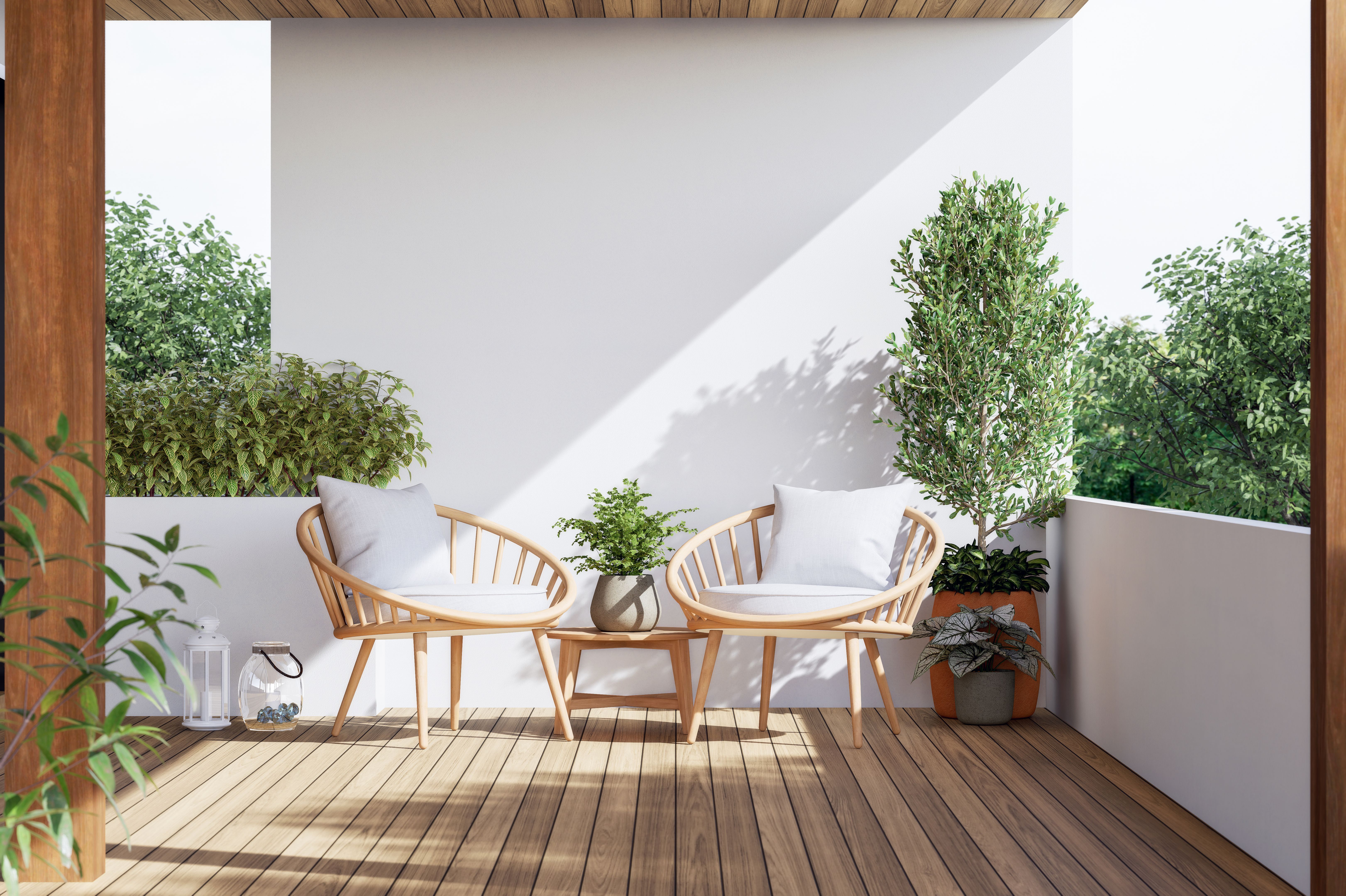 outdoor living space