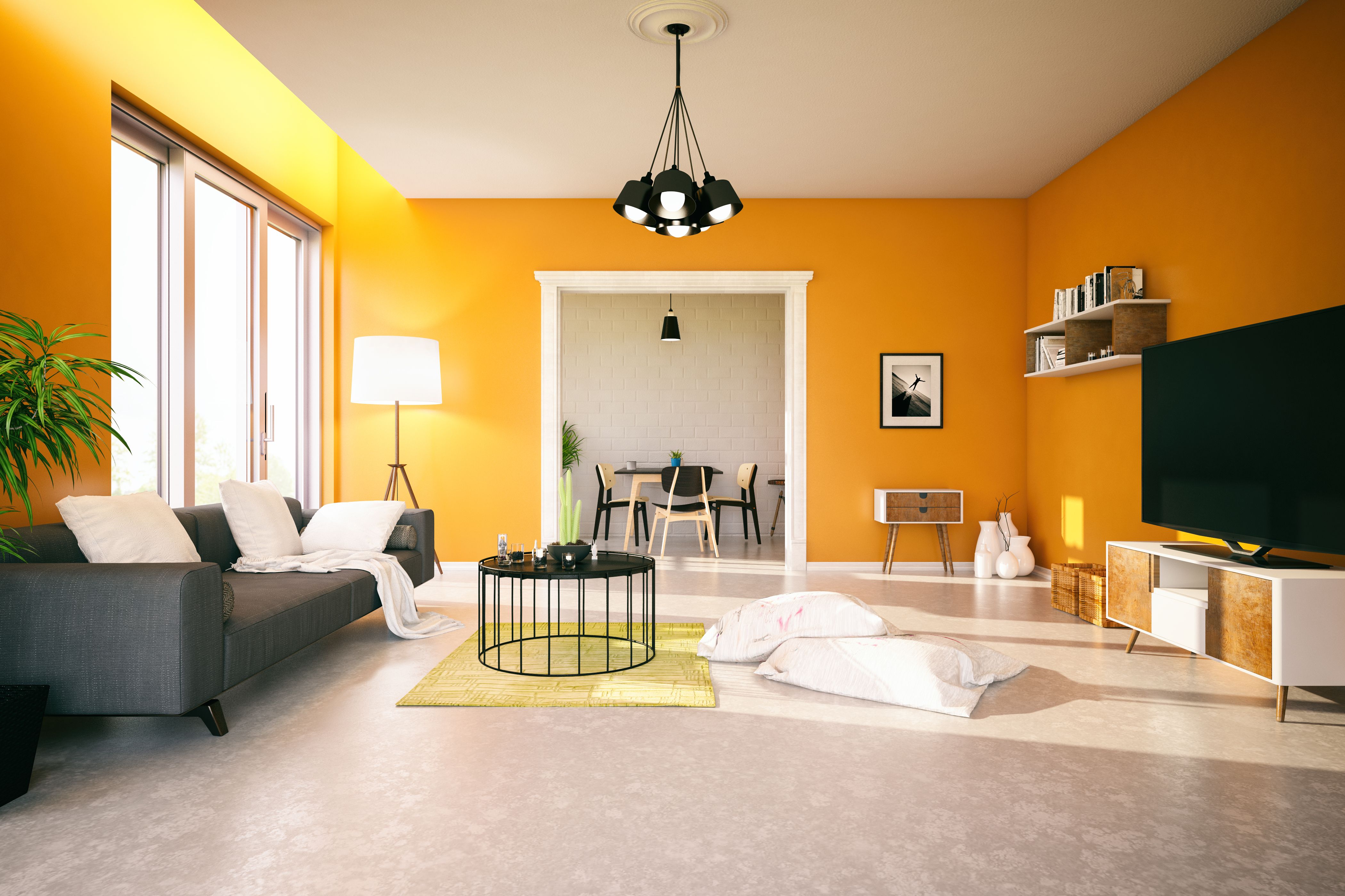 bold colors interior