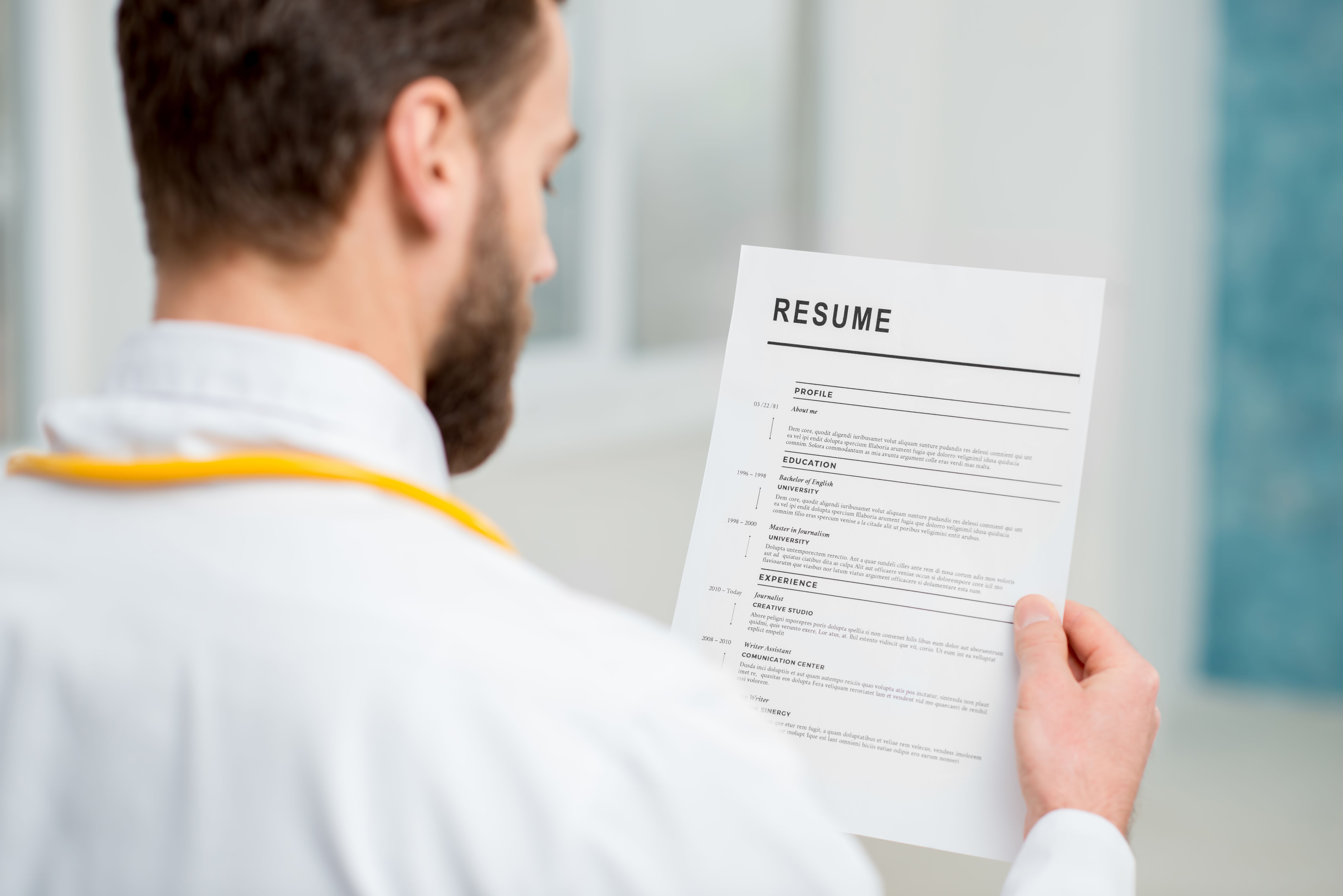 doctor resume