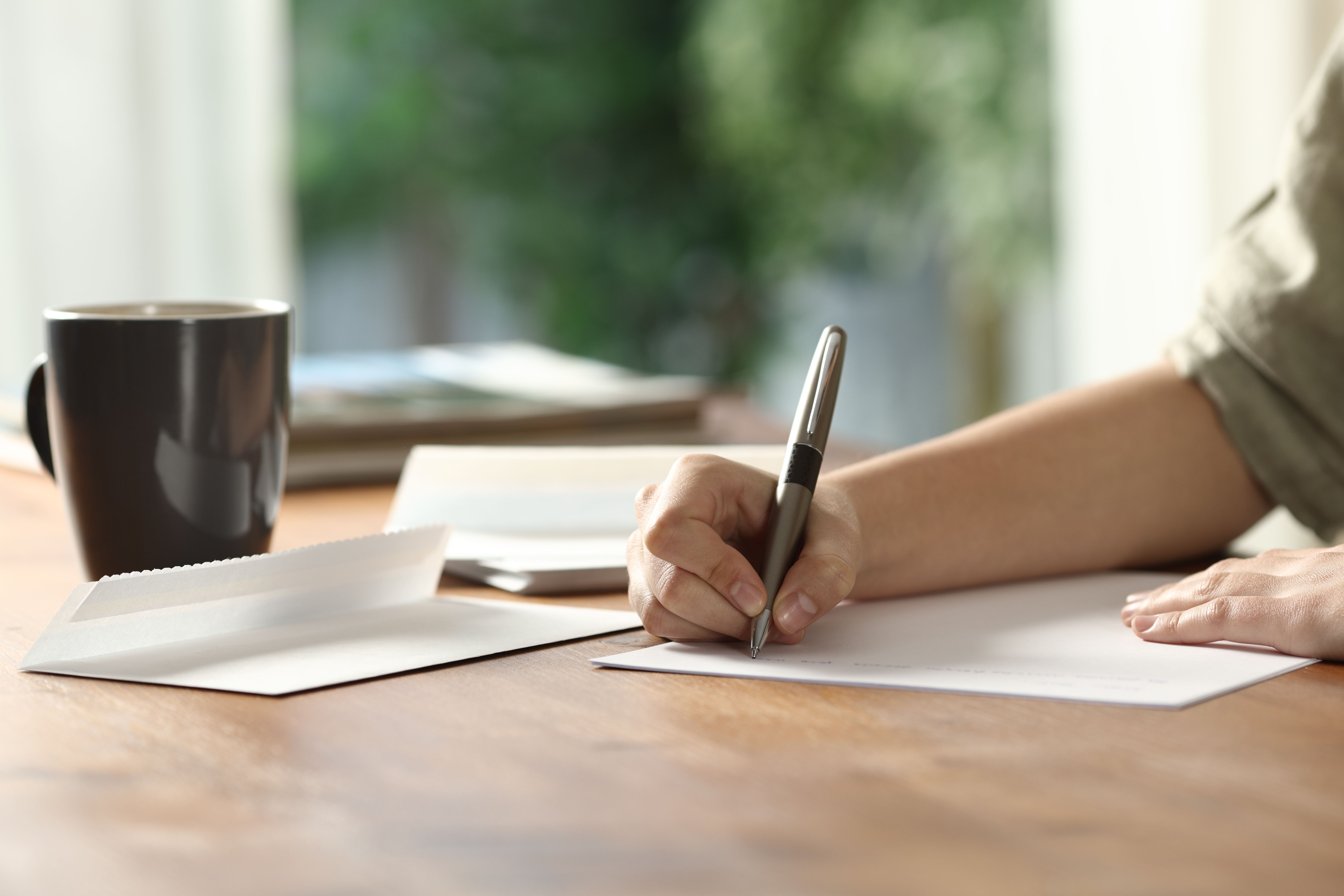 handwritten note