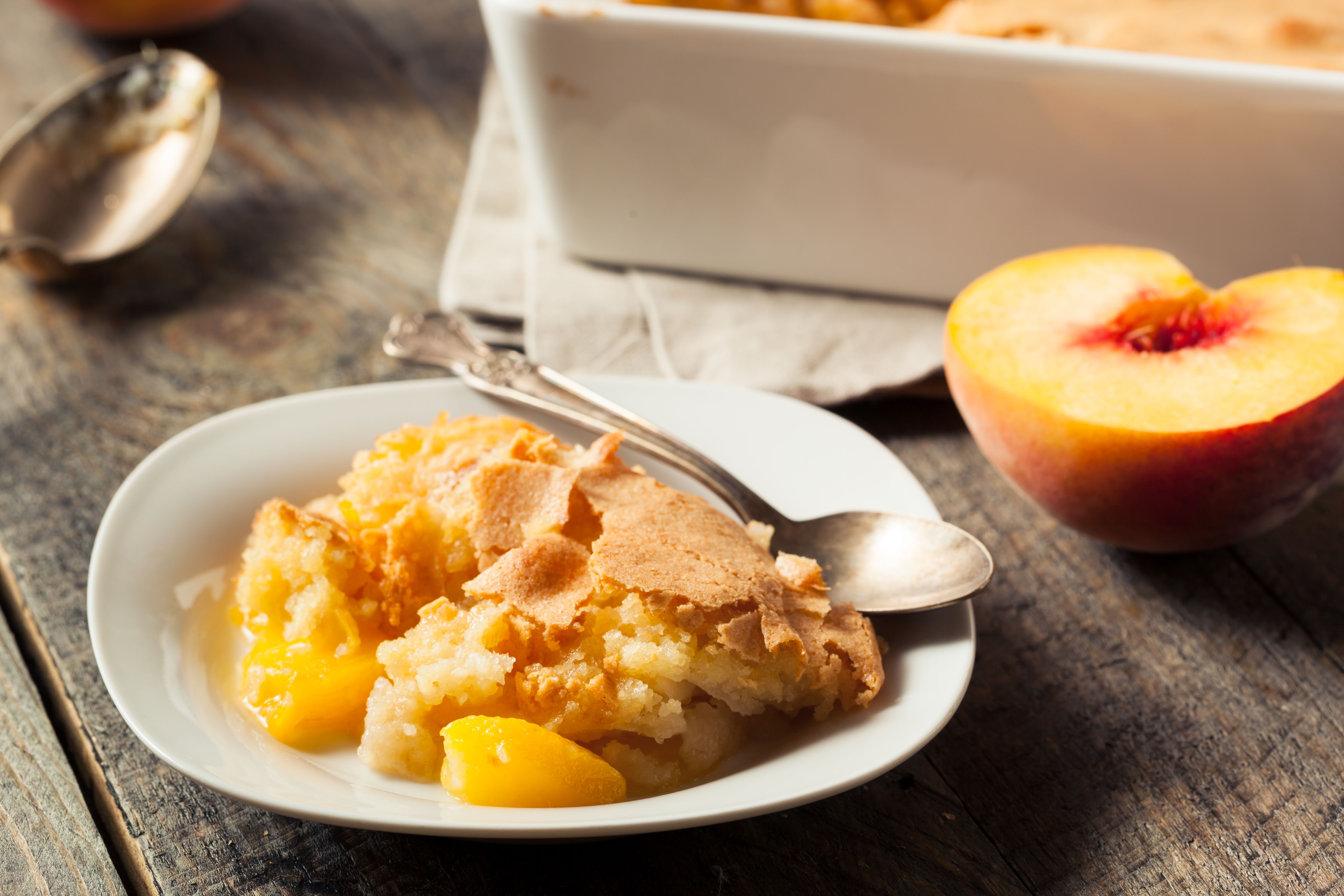 peach cobbler