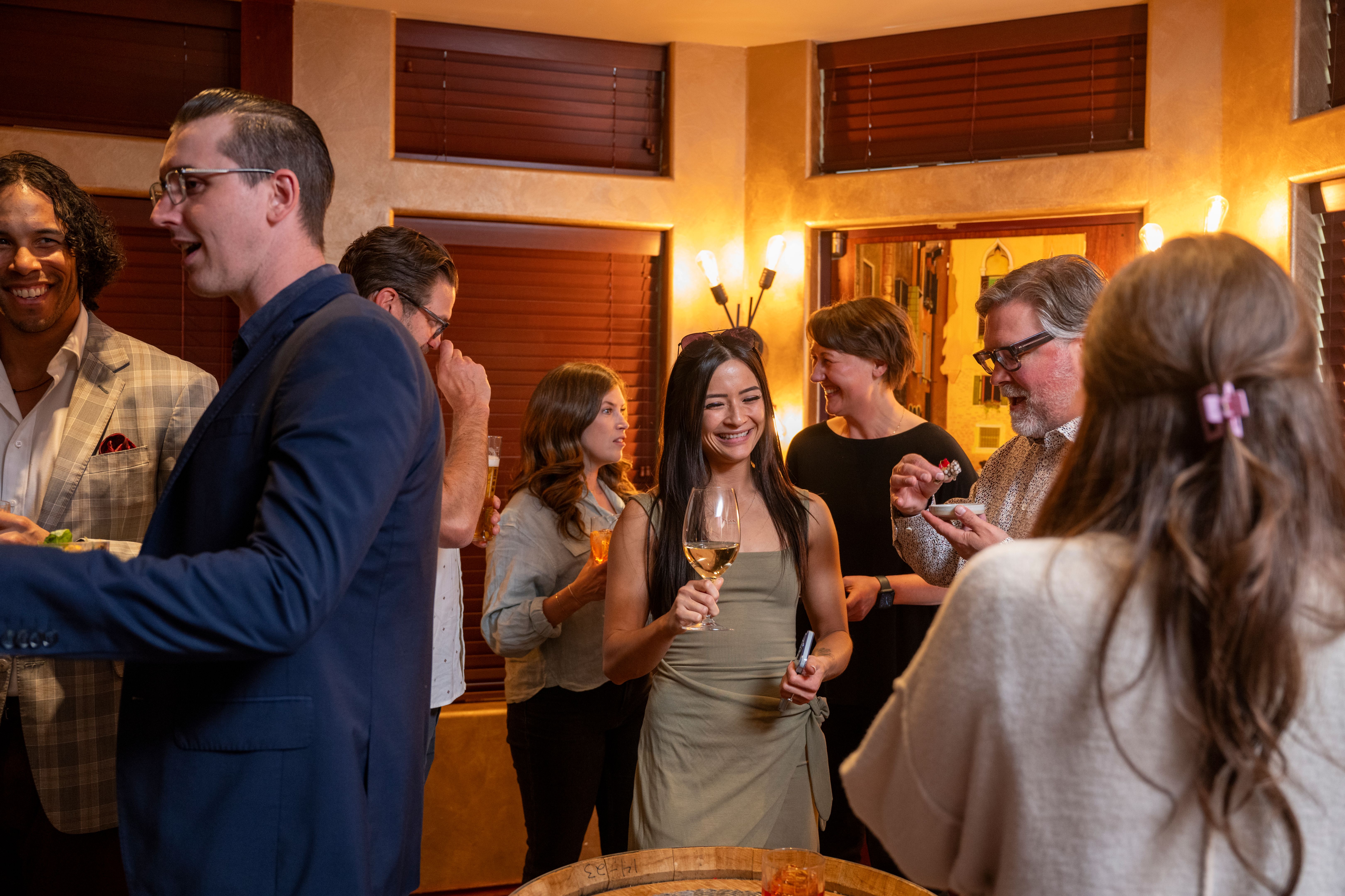 guests enjoying event