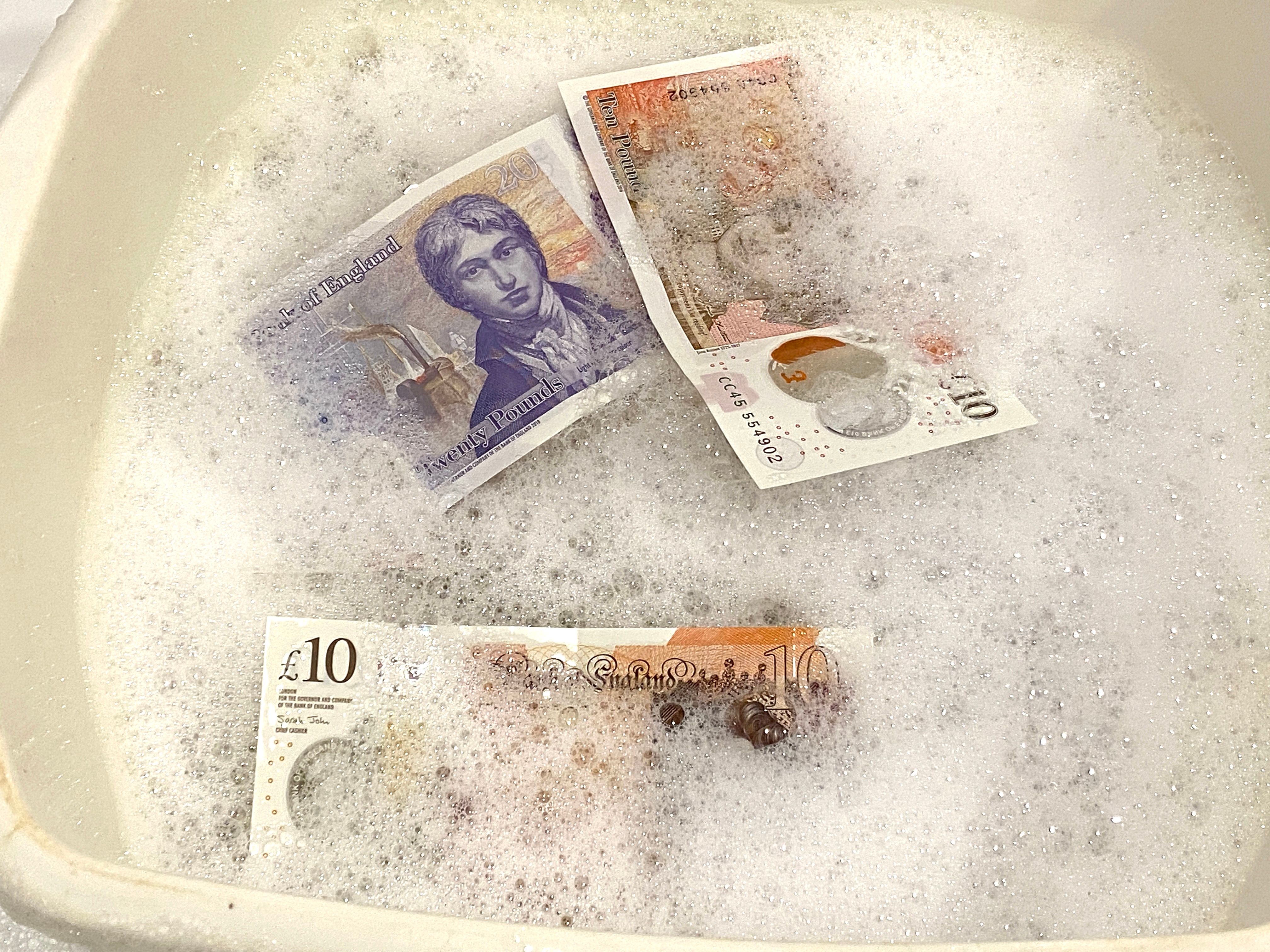 British £10 and £20 polymer pound notes GBP