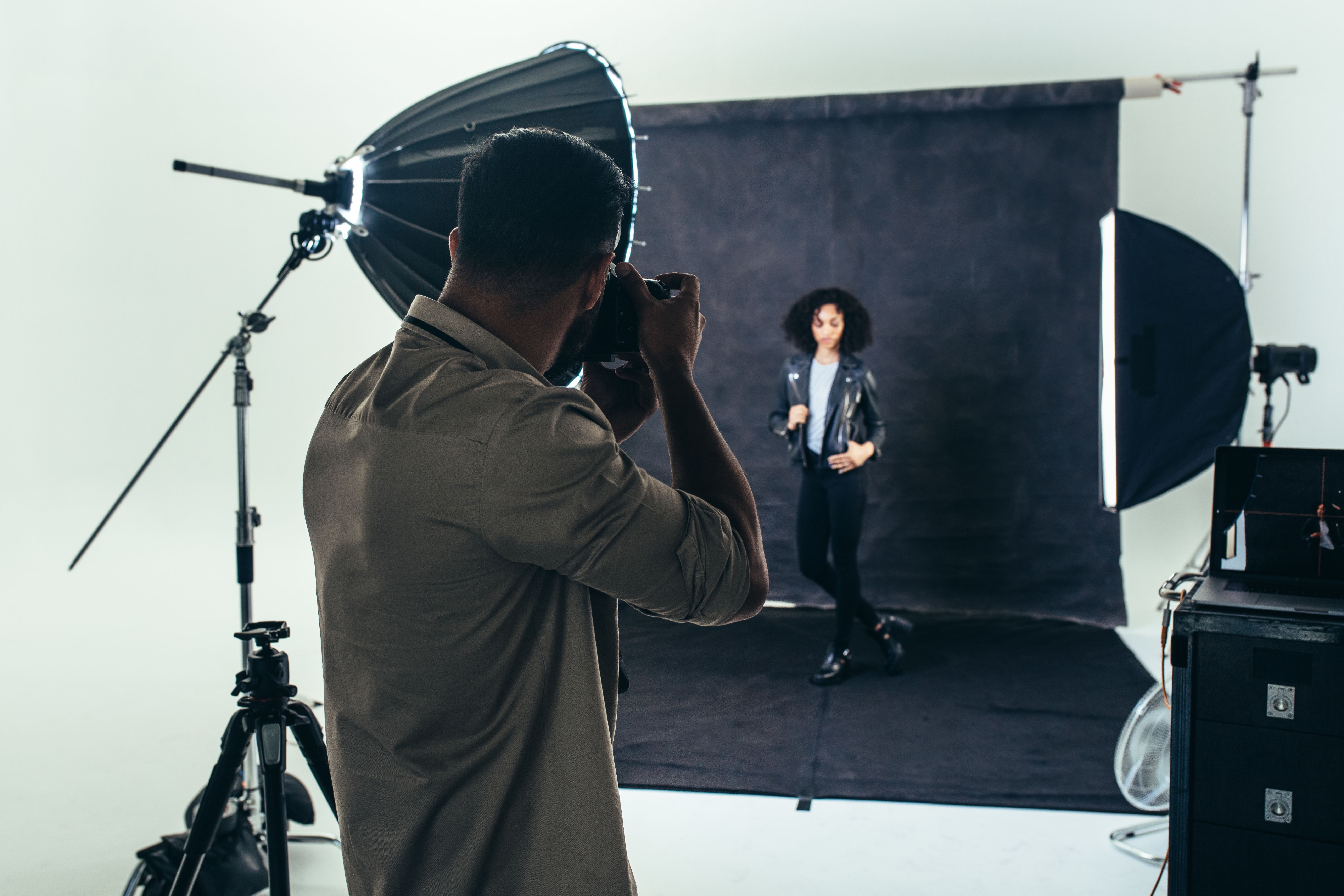 commercial photo shoot