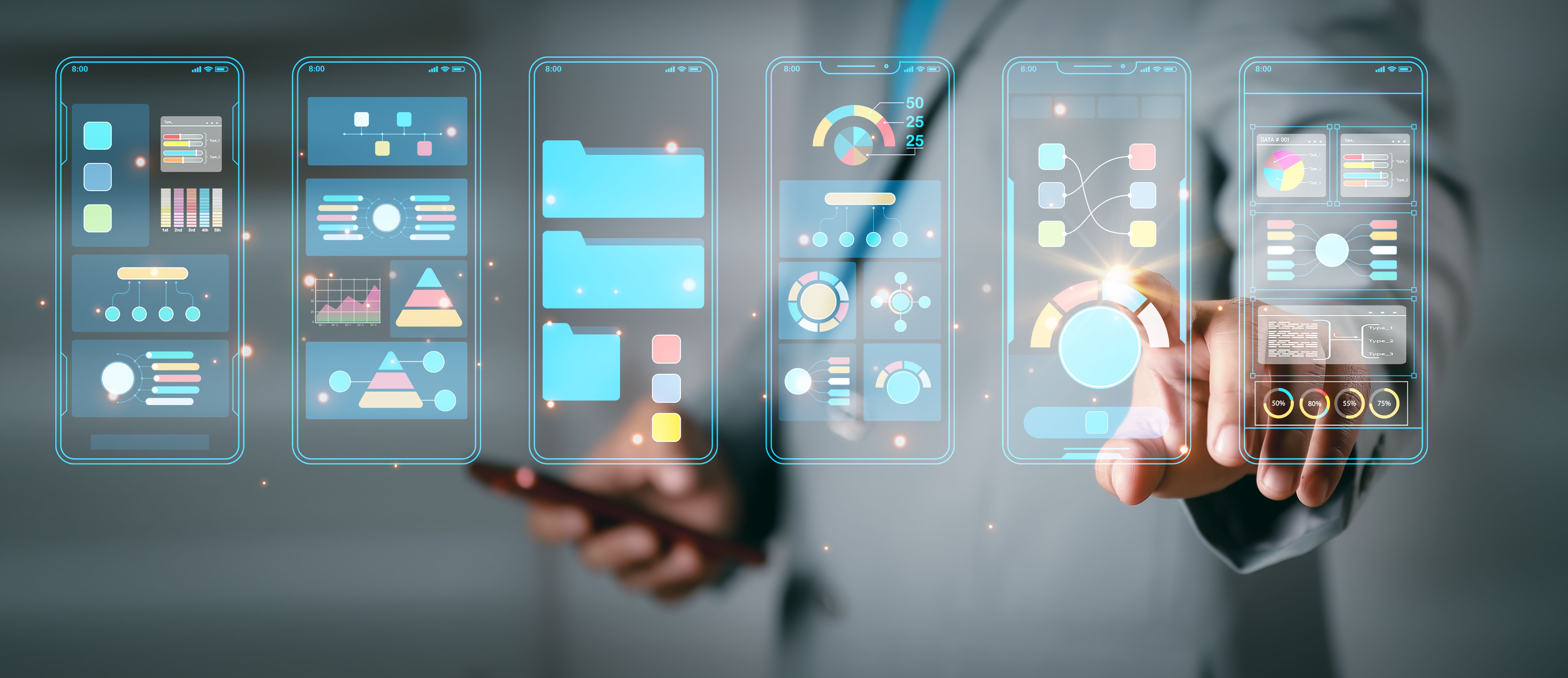 mobile app interface