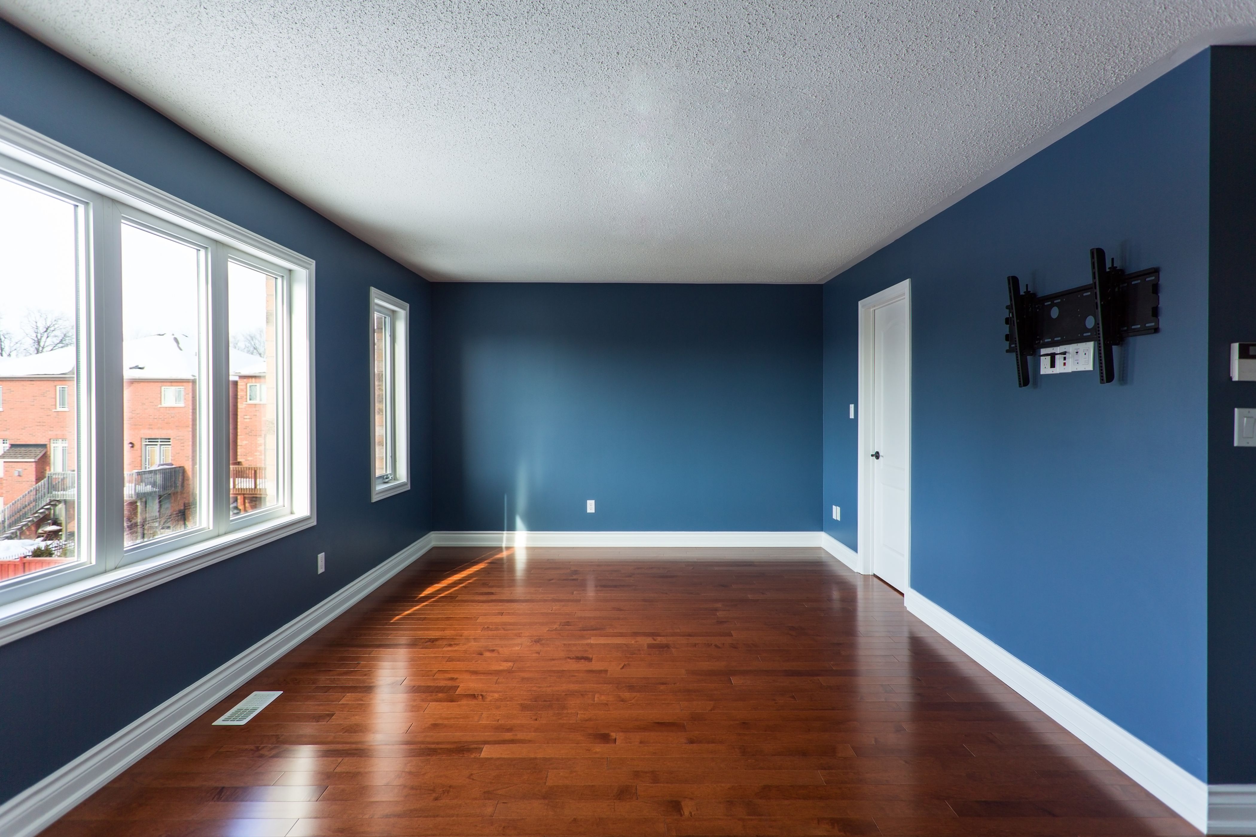 finished painted room