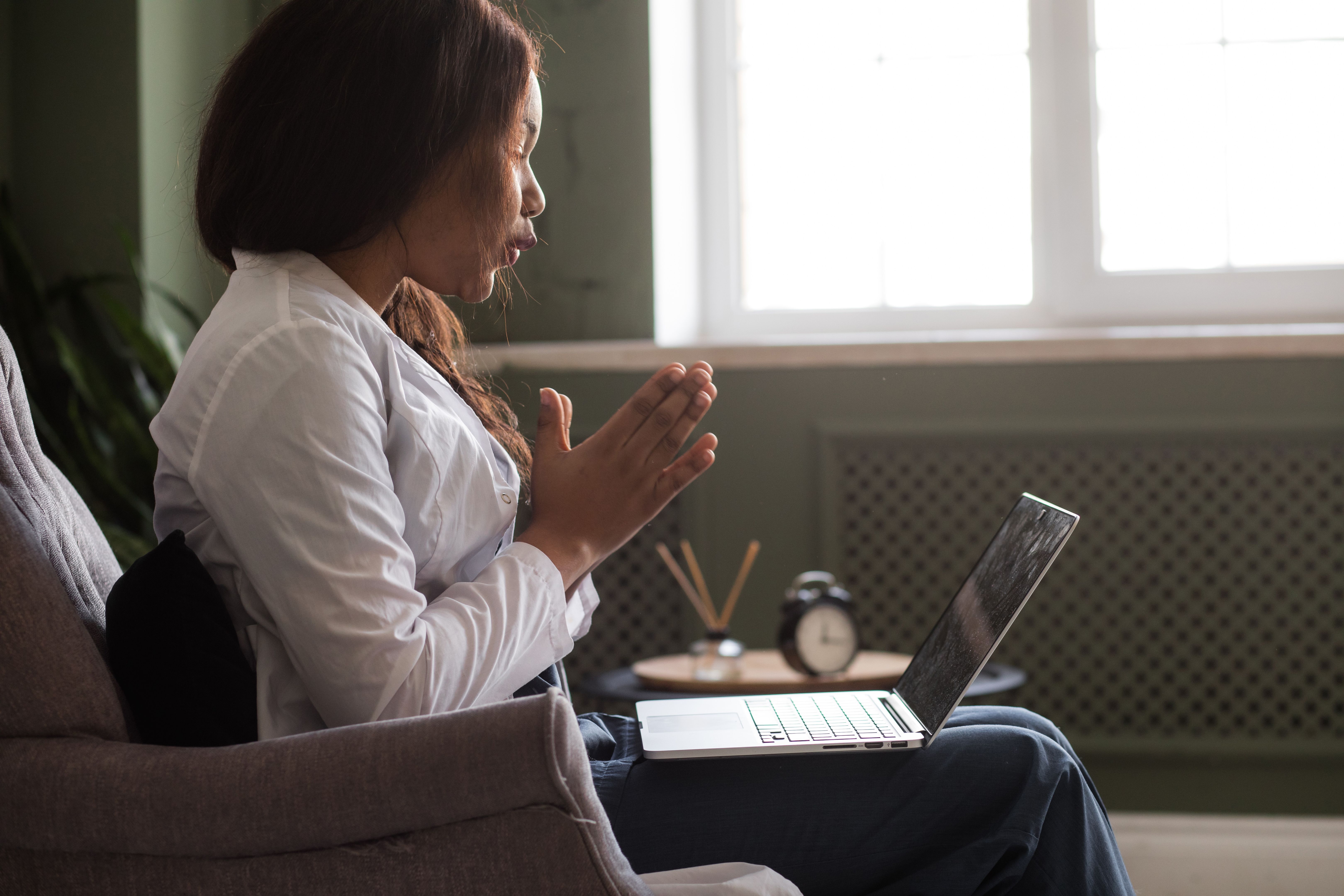 online therapy session