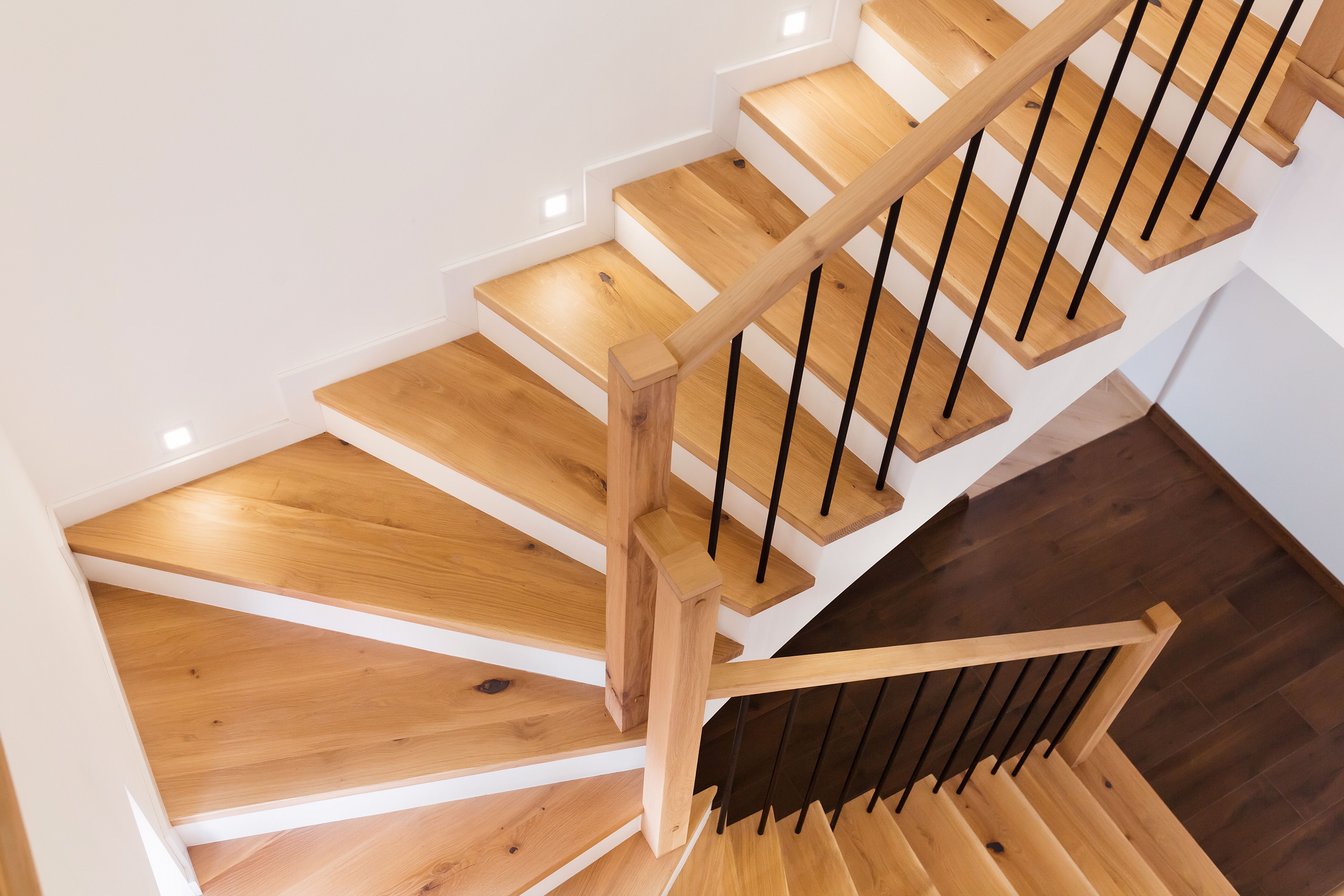 wooden staircase