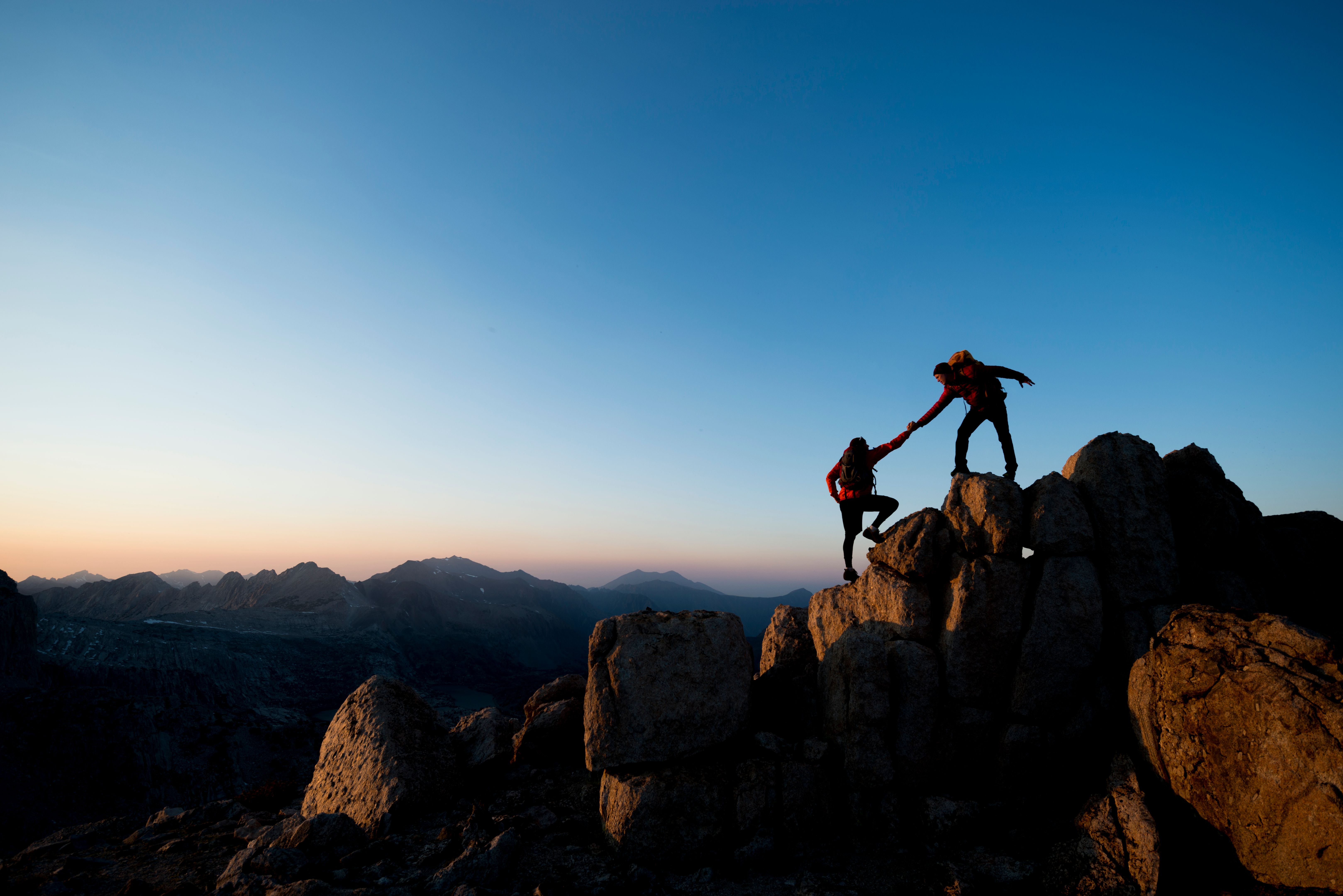 climbing mountain