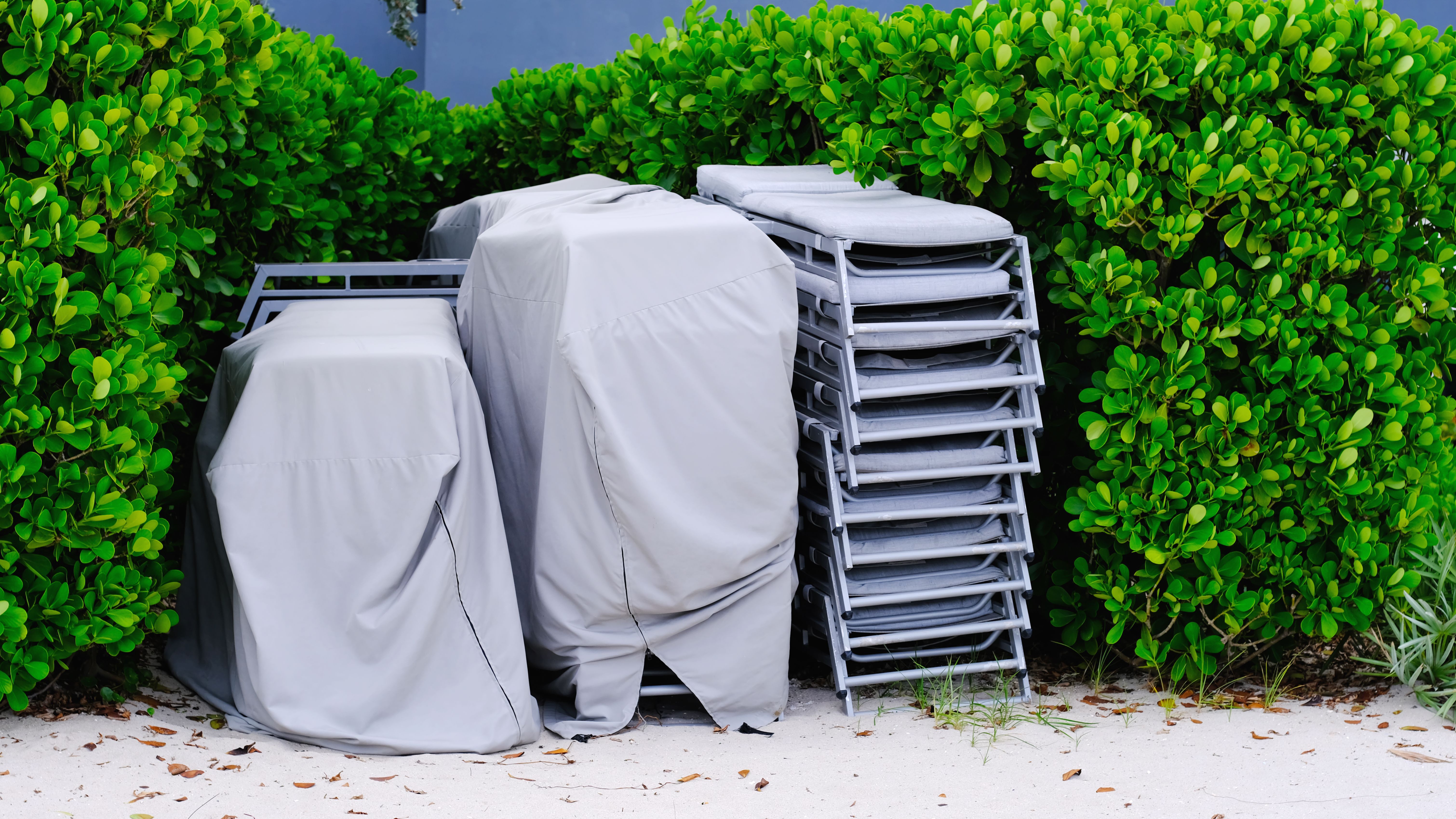 outdoor furniture storage