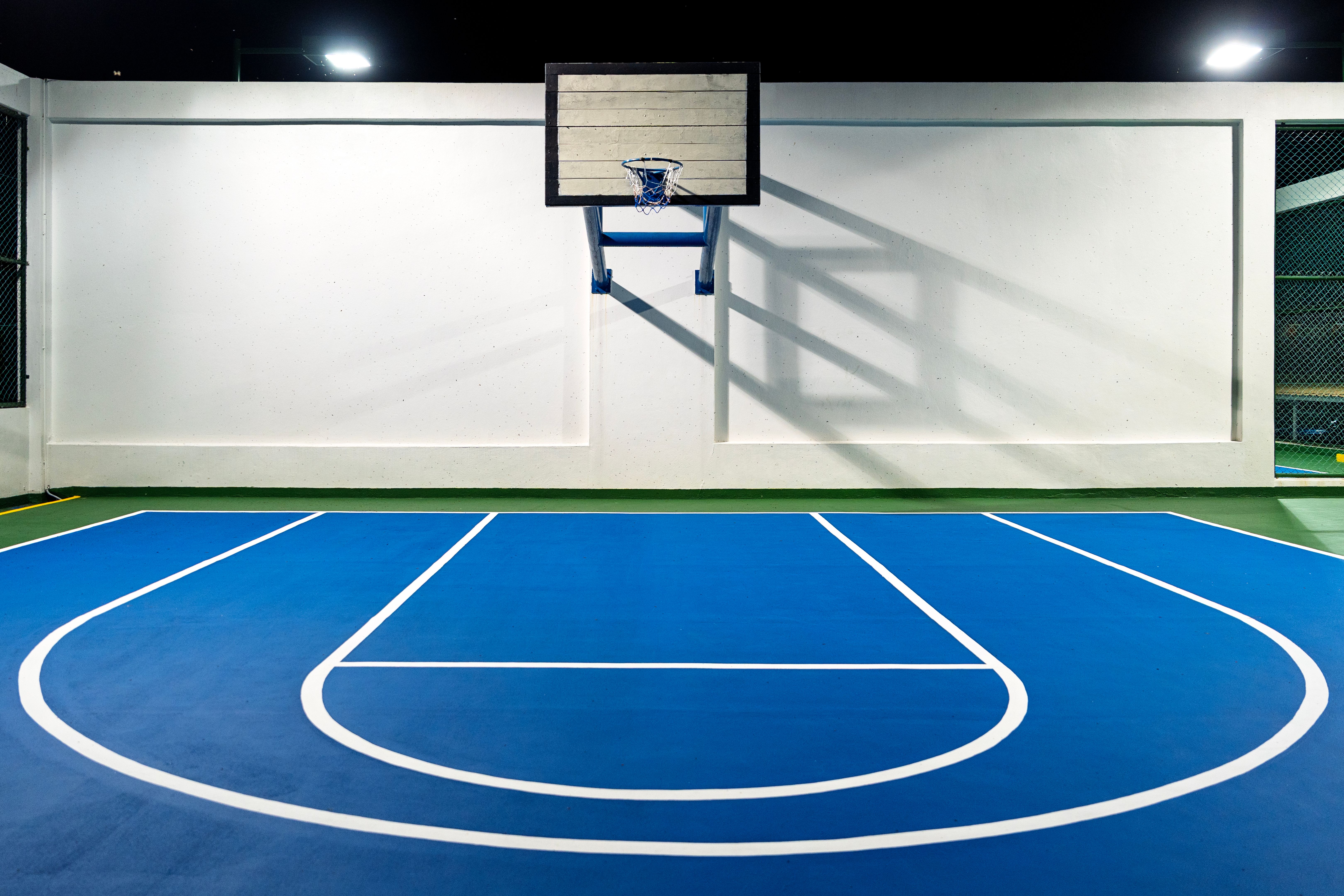 indoor basketball court