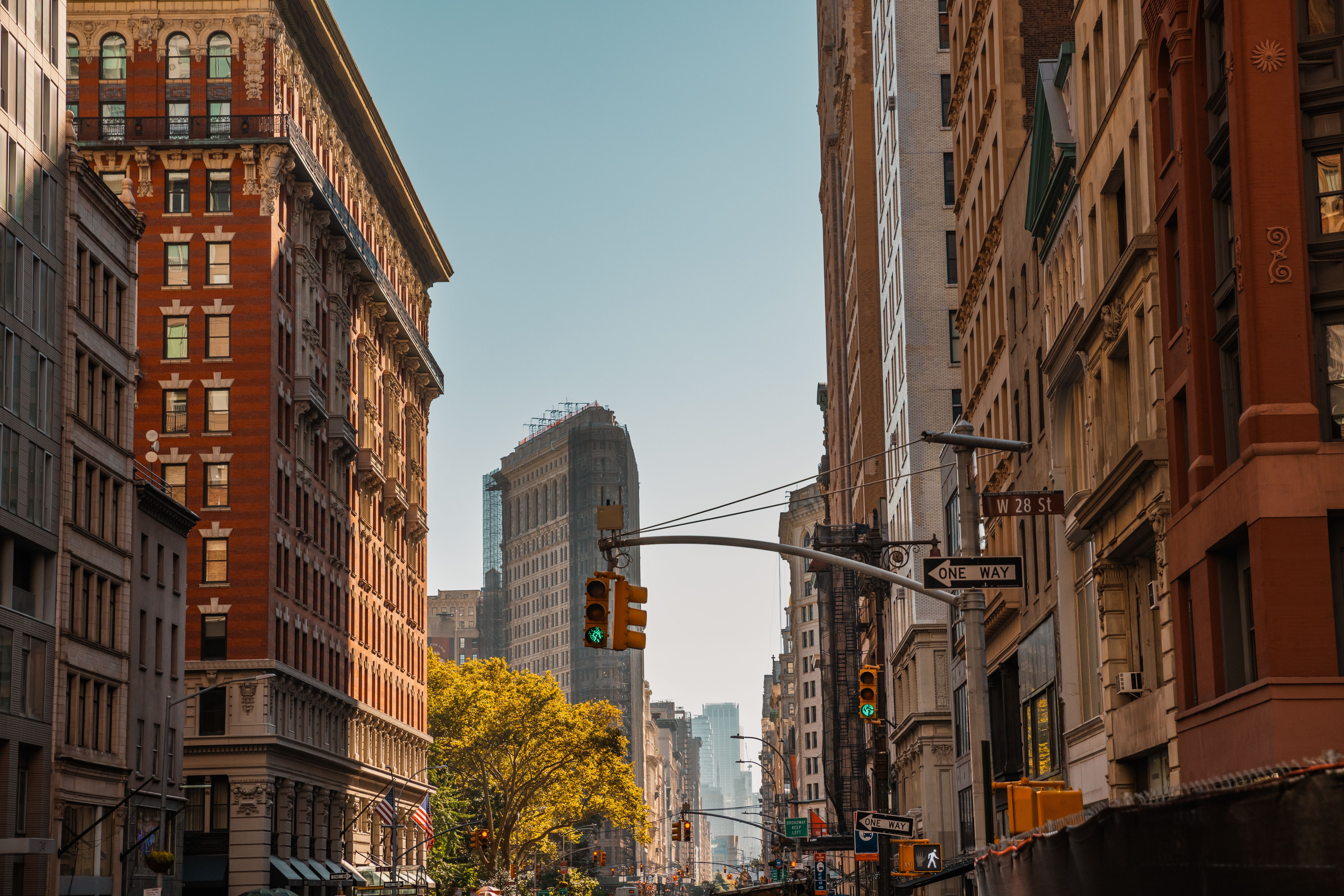 Traffic lights in New York - Stock Photo Traffic lights in New York - Stock Photo