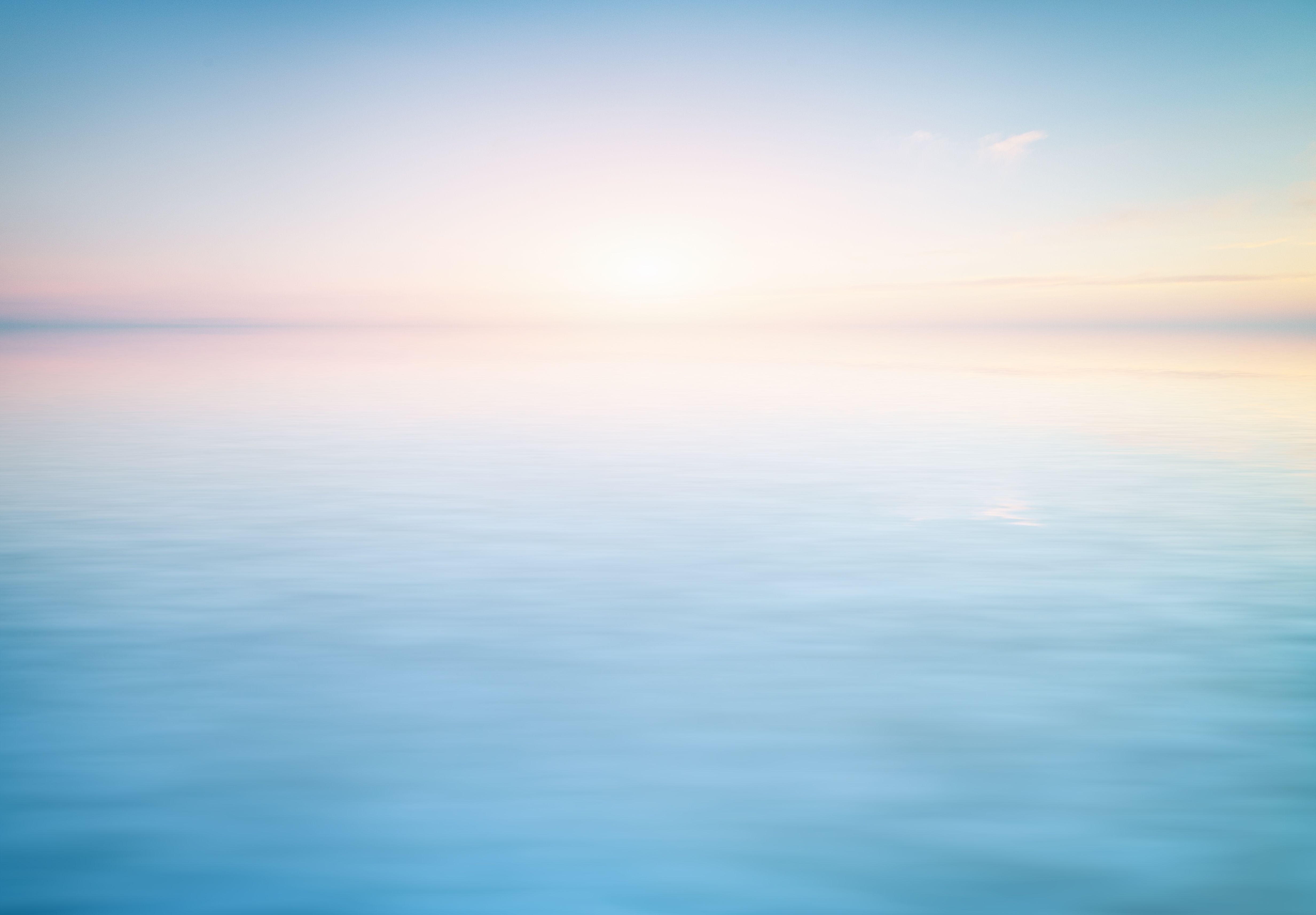 calm water