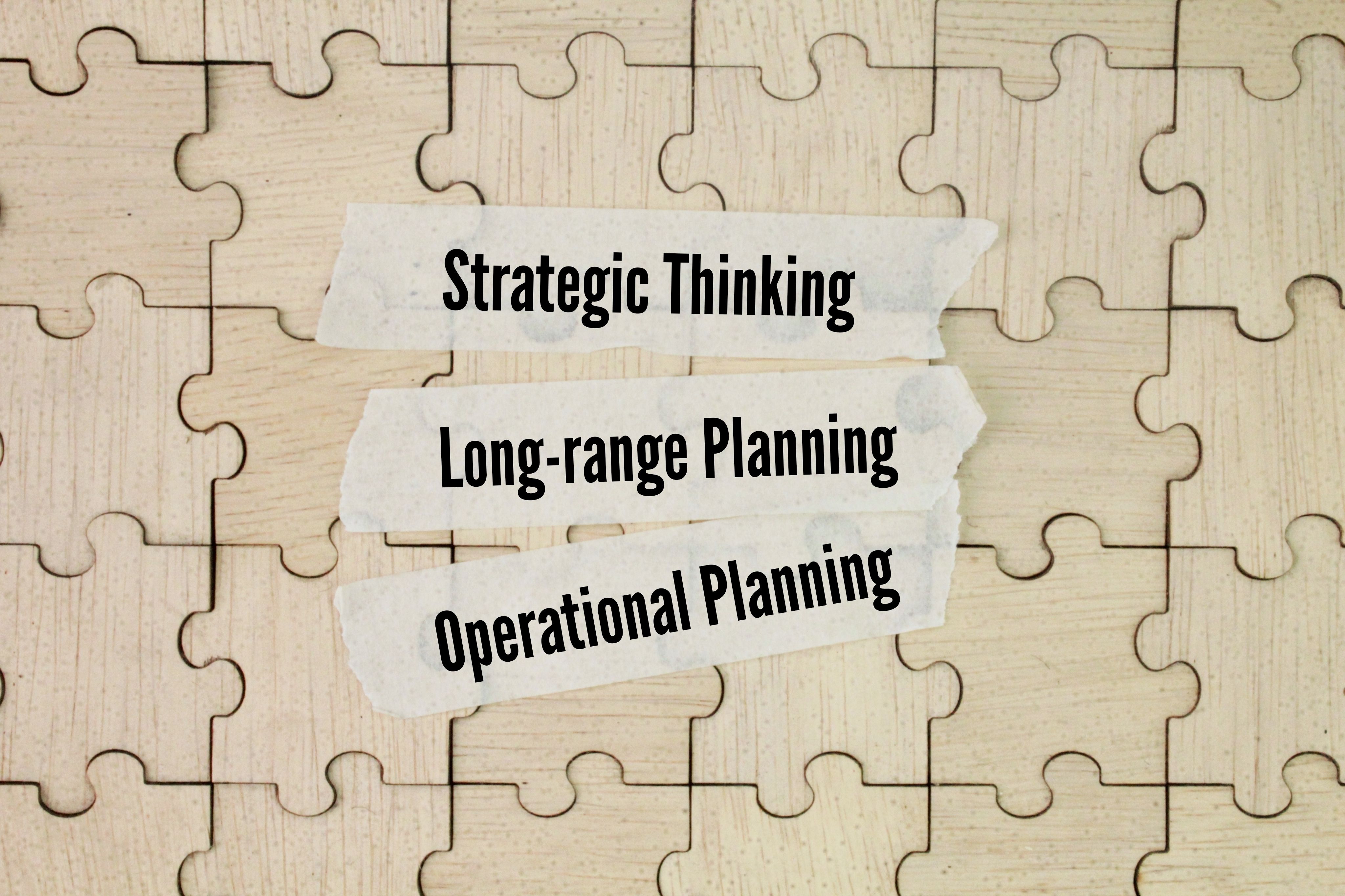 The 3 Essential Elements of Strategic Planning Models strategic thinking, long-range planning, and operational planning