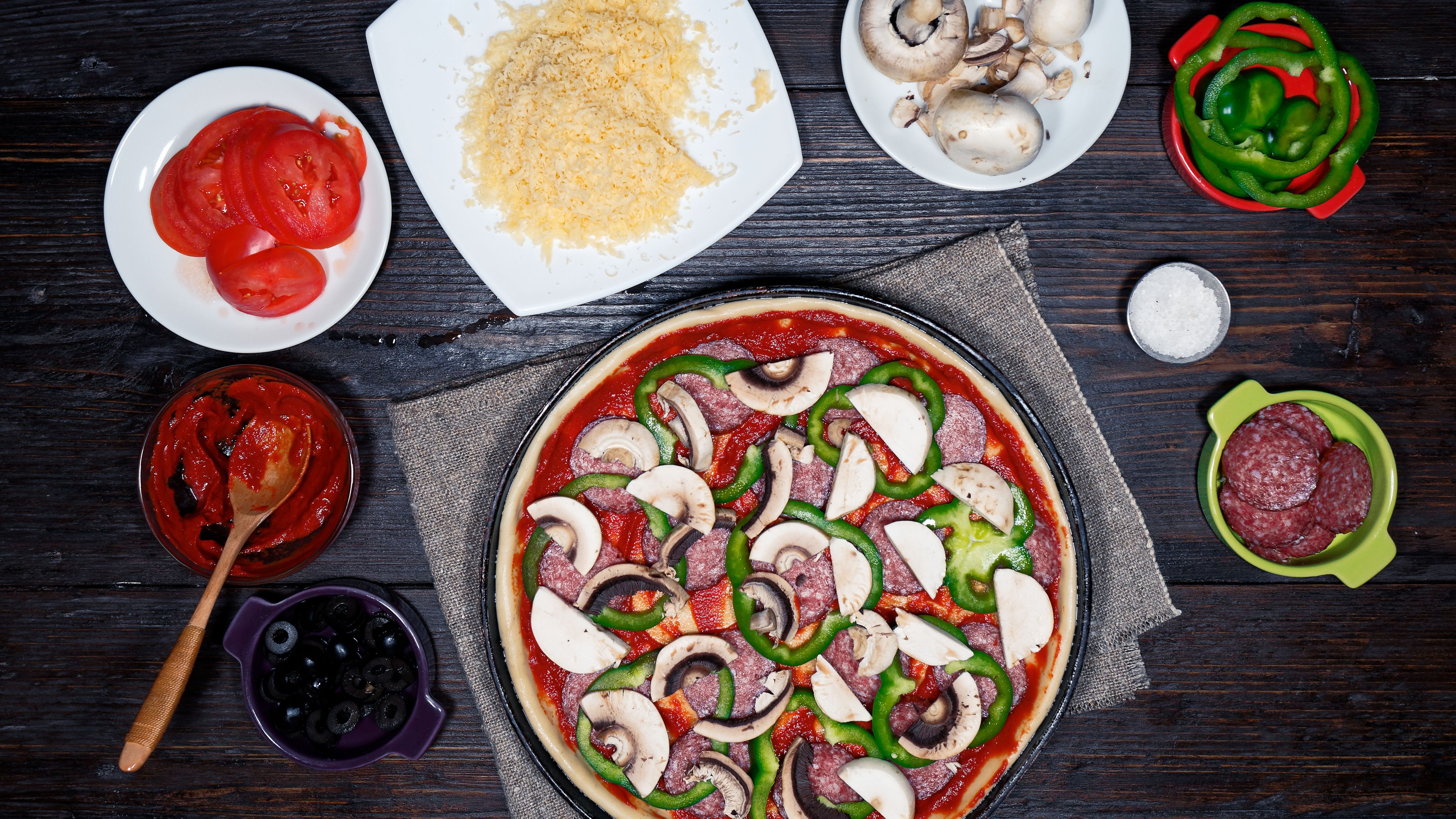 spring pizza ingredients