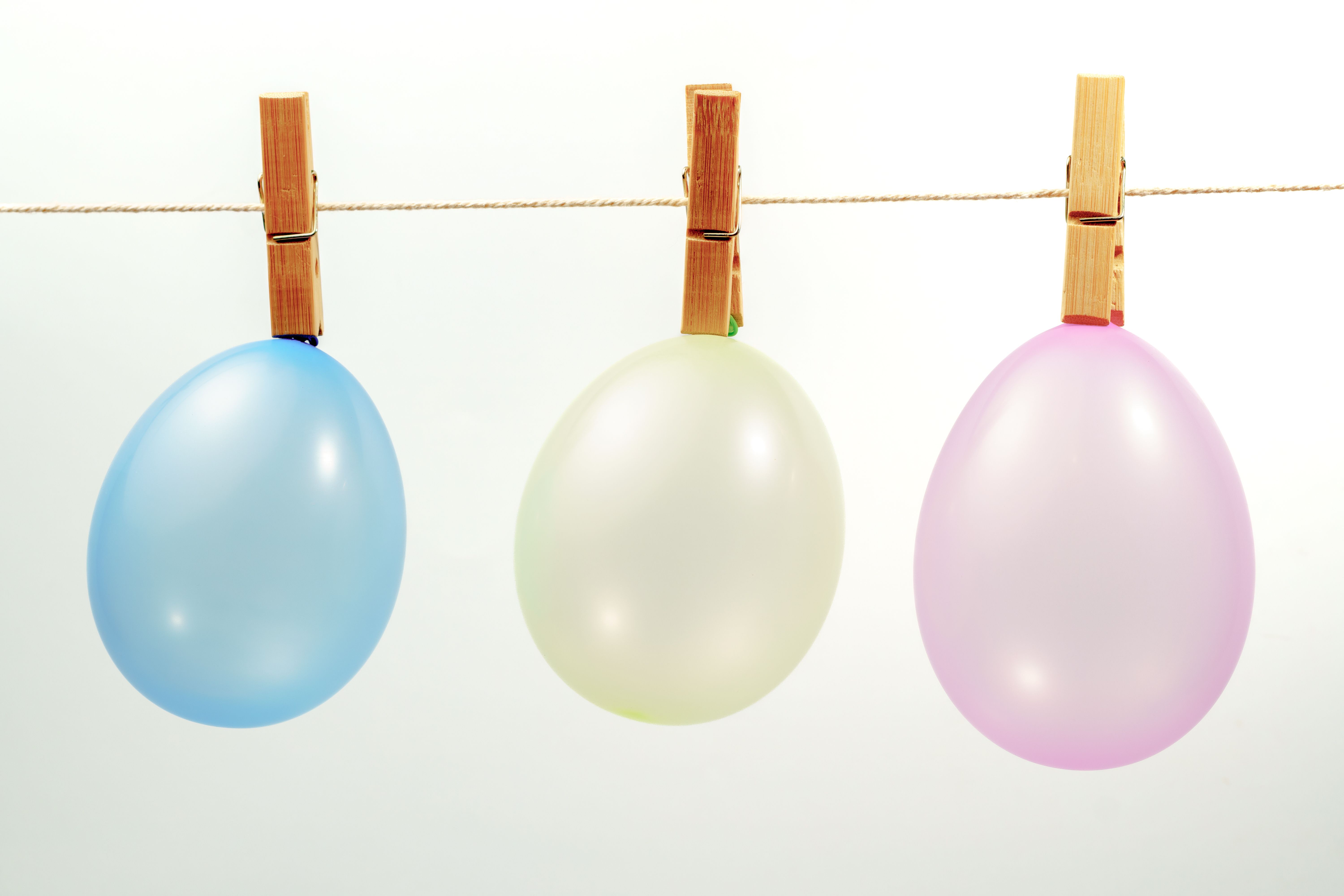 colorful spring balloons