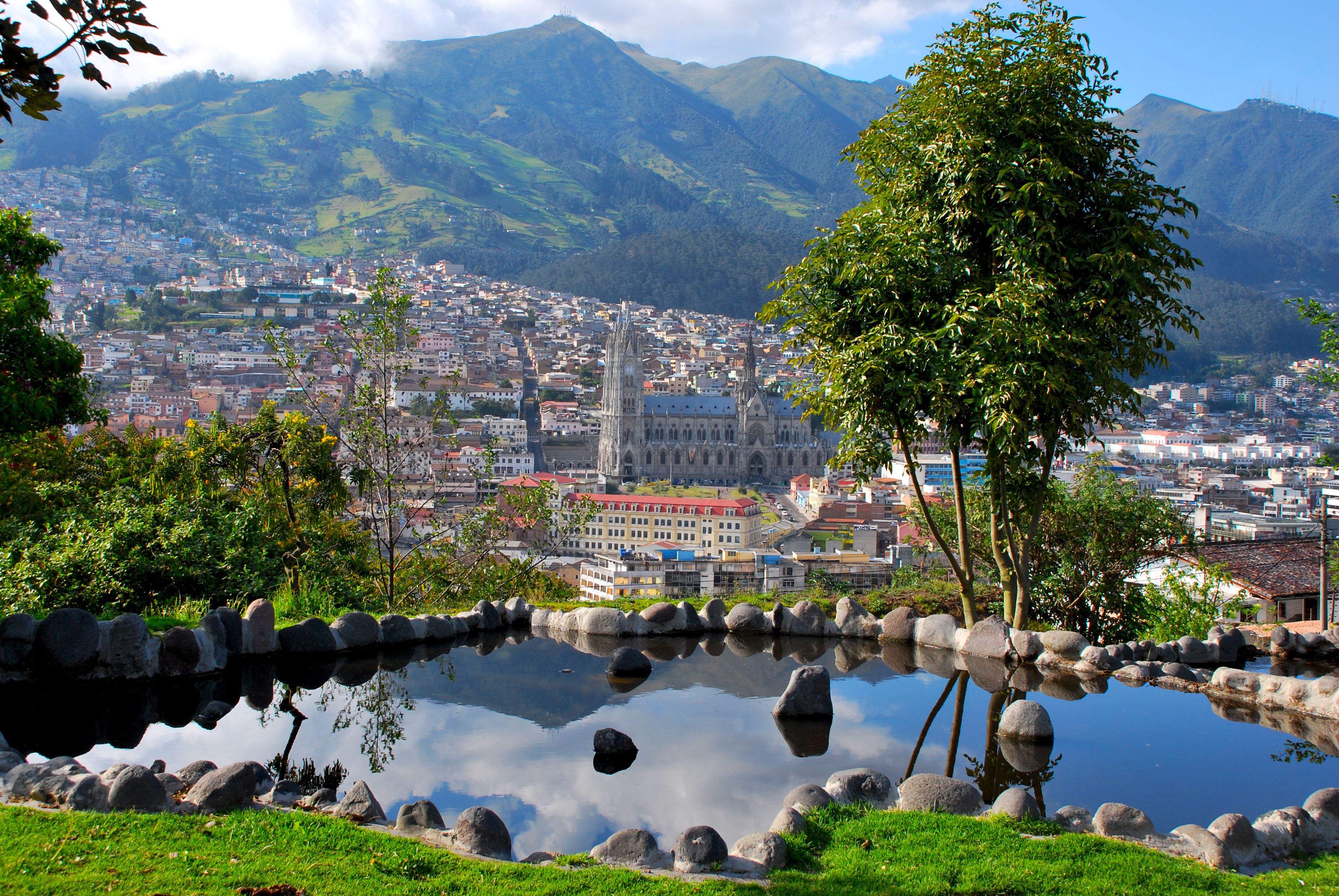 Beautiful view of Quito, a magical destination to experience Beautiful view of Quito, a magical destination to experience