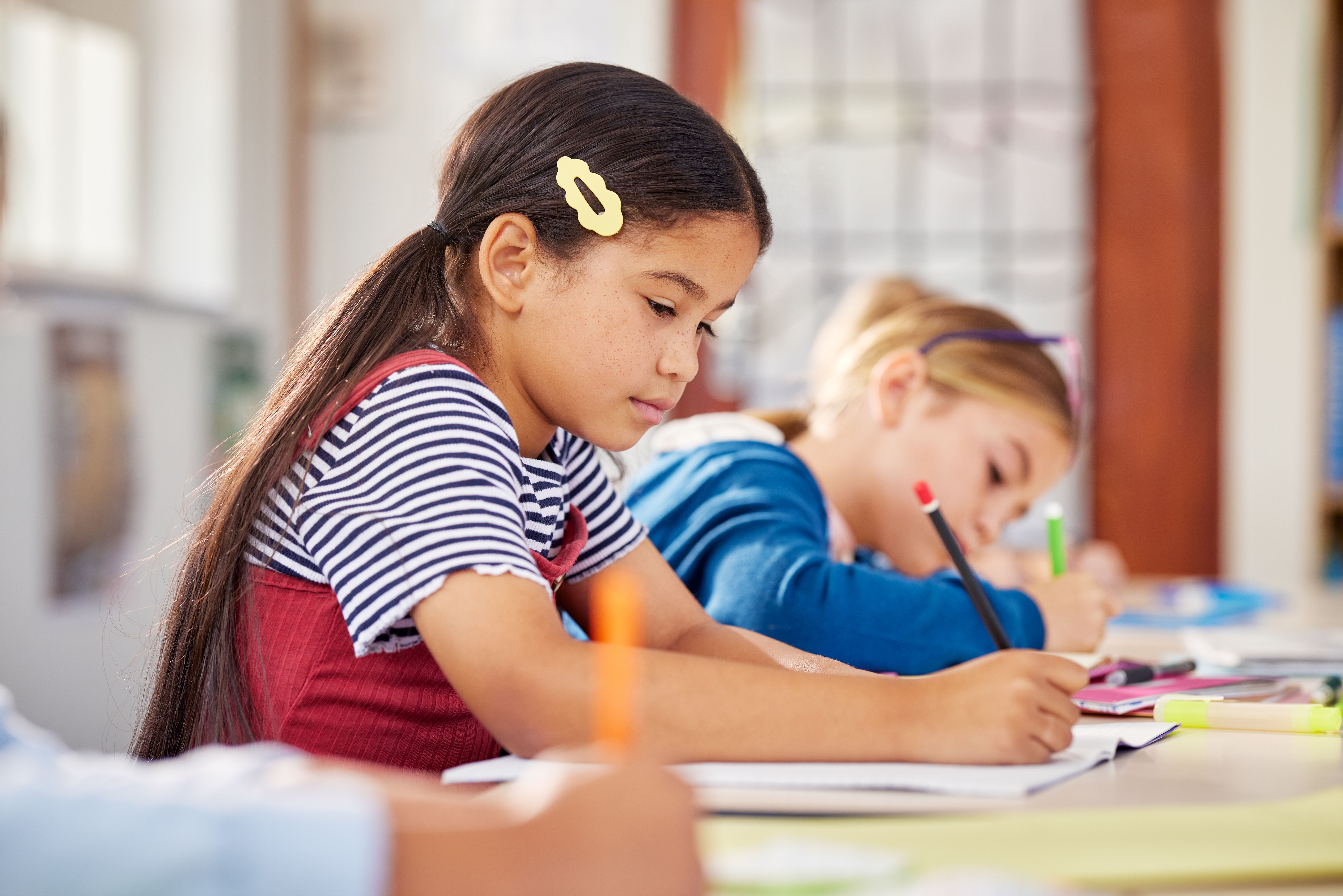 writing children