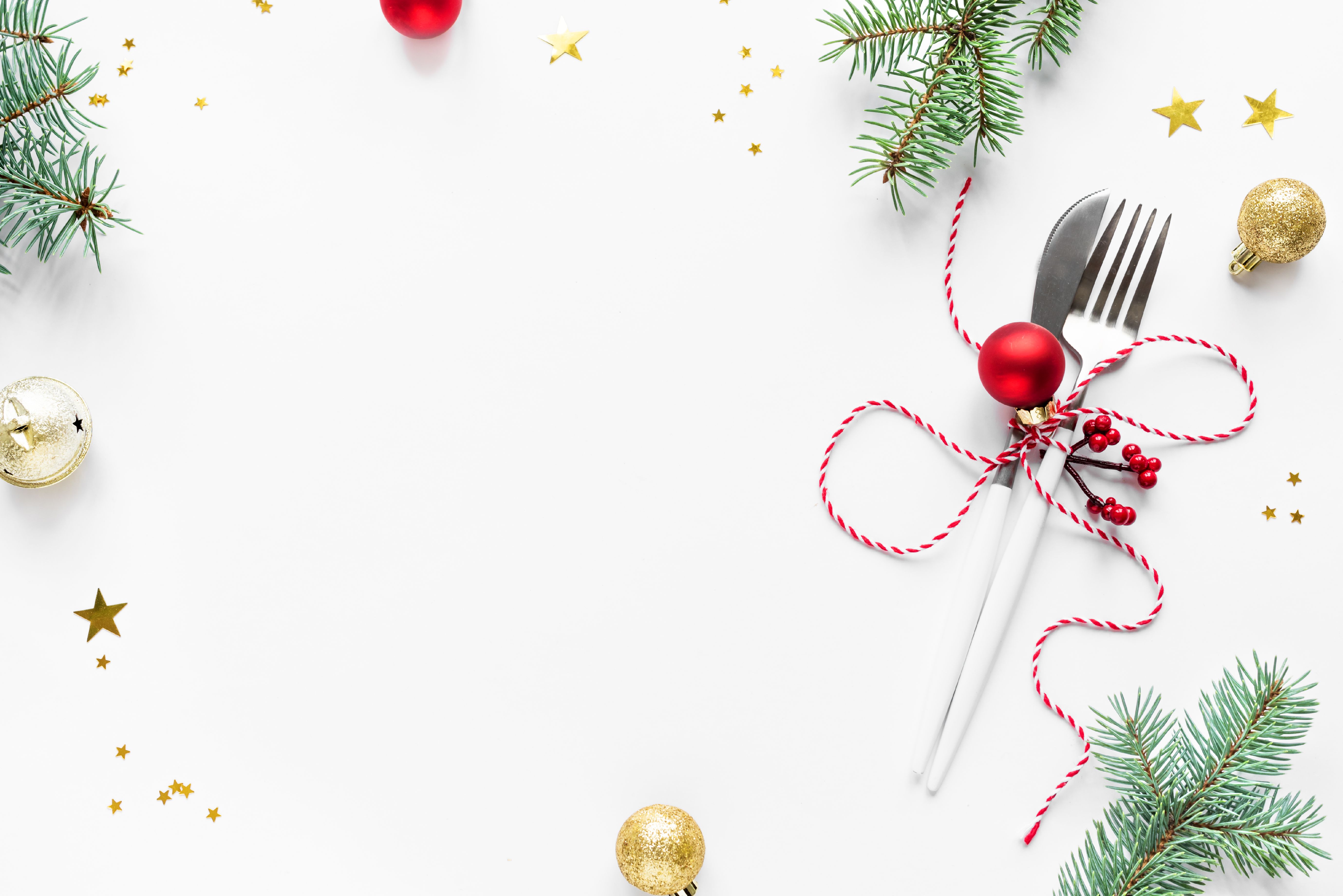 holiday table setting