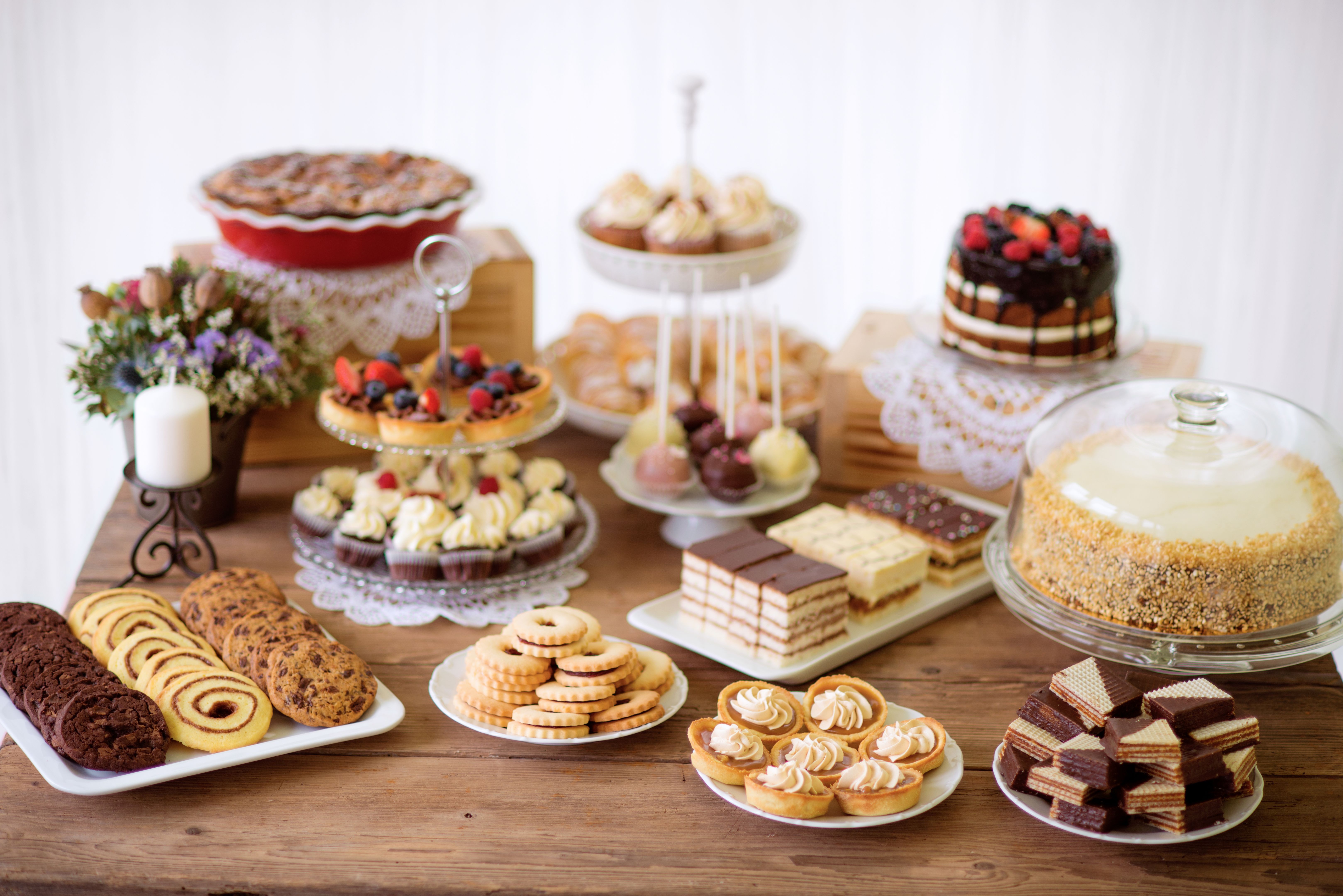 dessert table