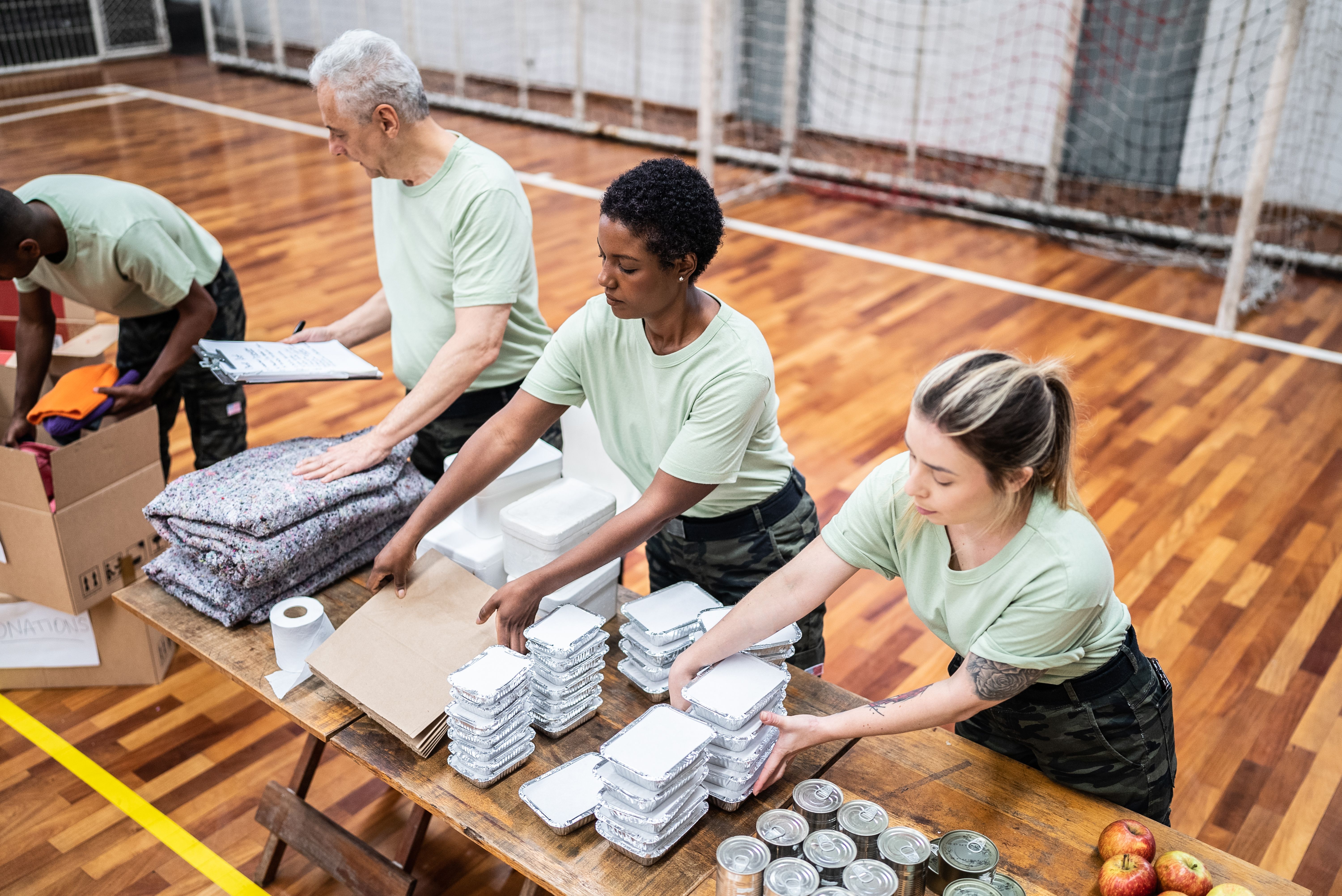 community support for refugees