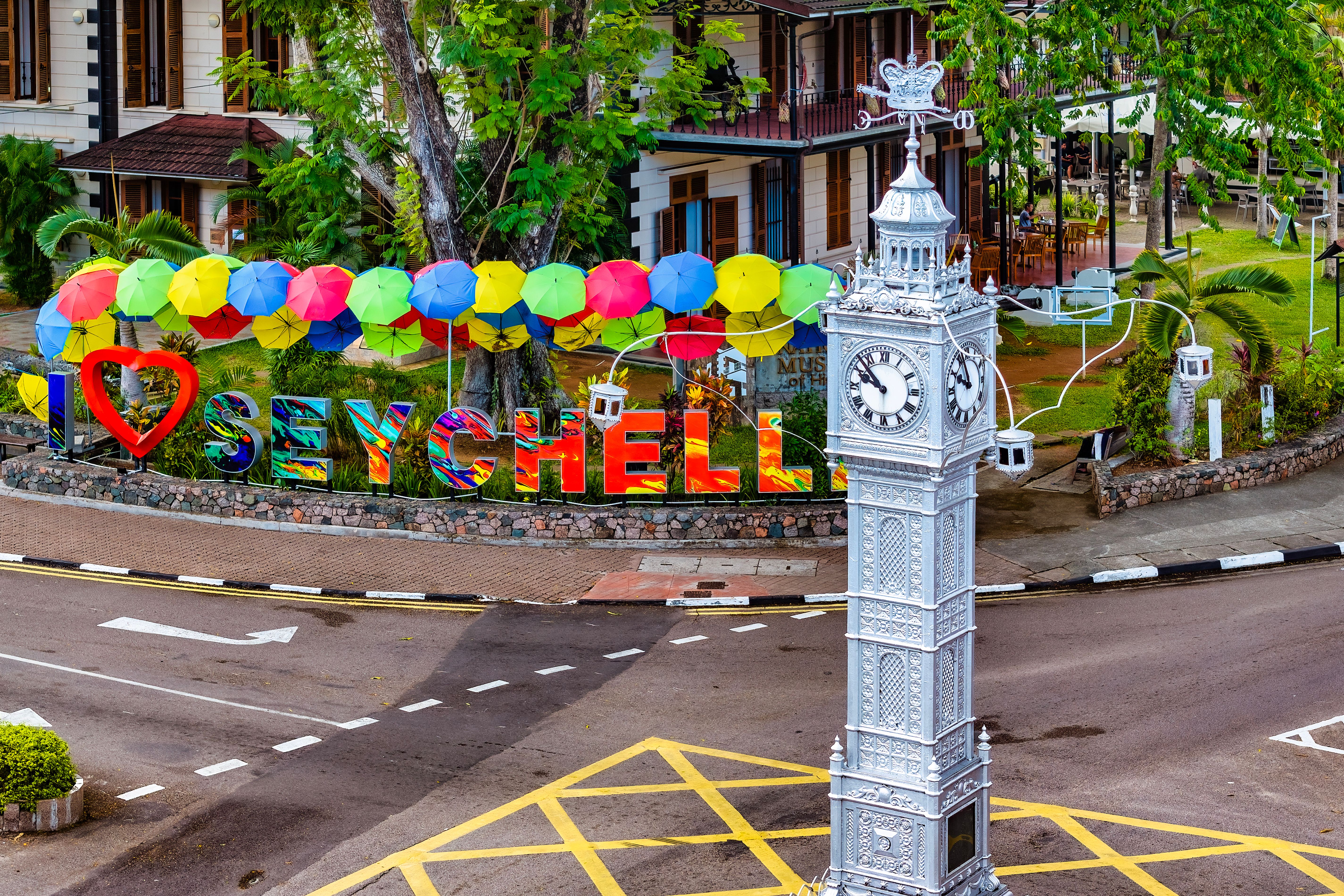 Victoria Clock Tower, Mahe, Seychelles