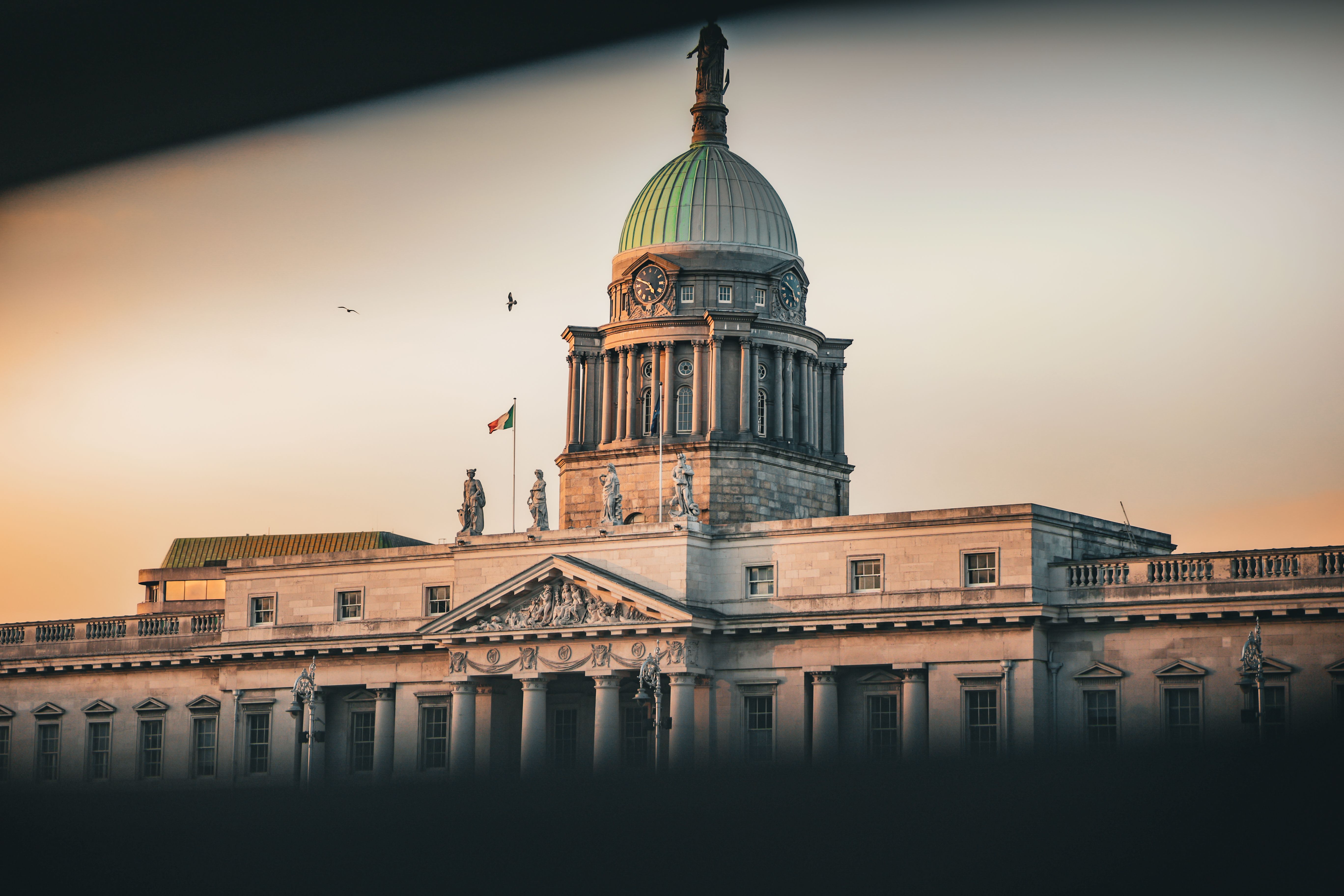 The Custom House in Dublin, historical building in ireland, government building, famous place of dublin The Custom House in Dublin, historical building in ireland, government building, famous place of dublin