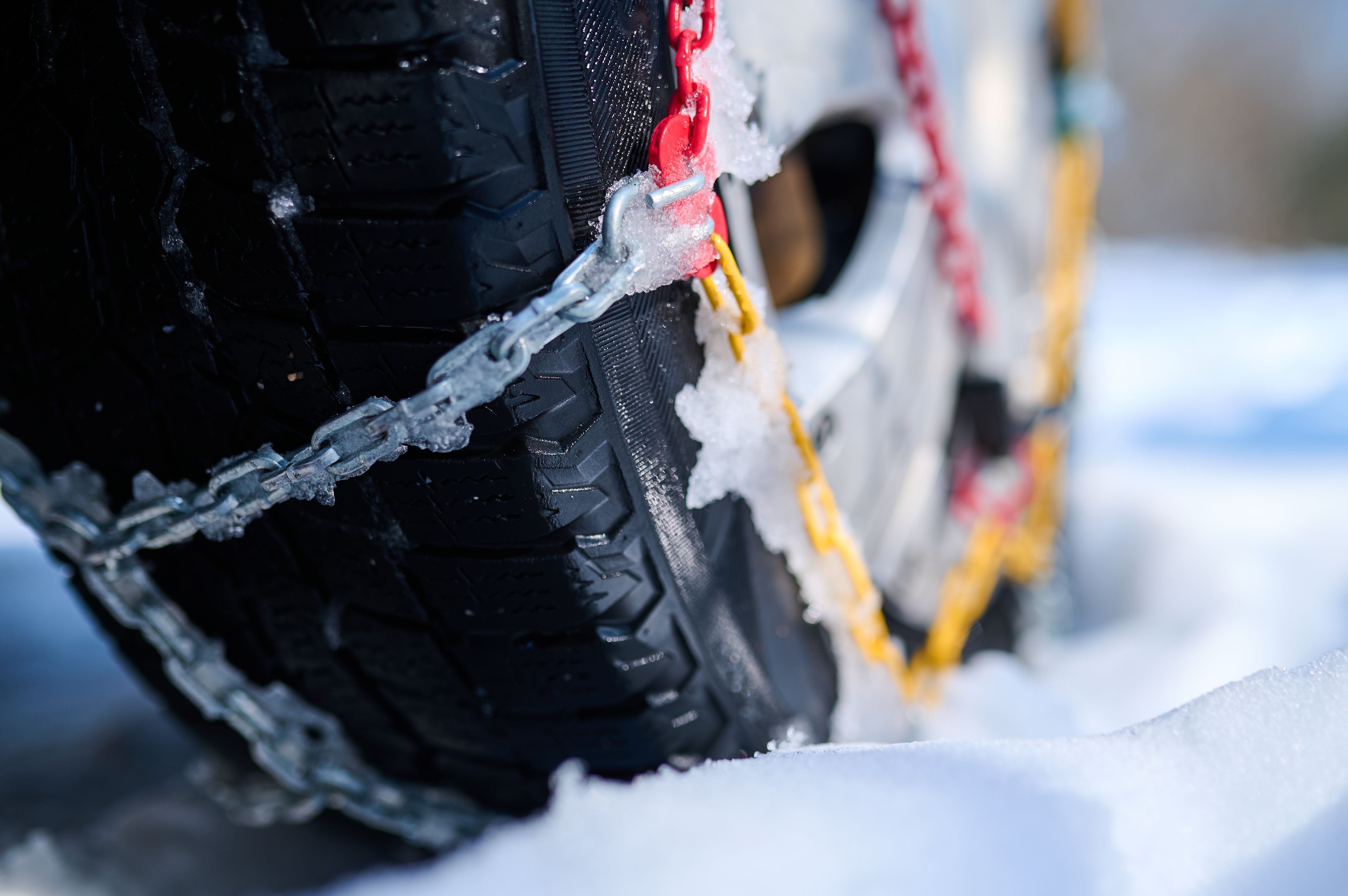 snow chains car