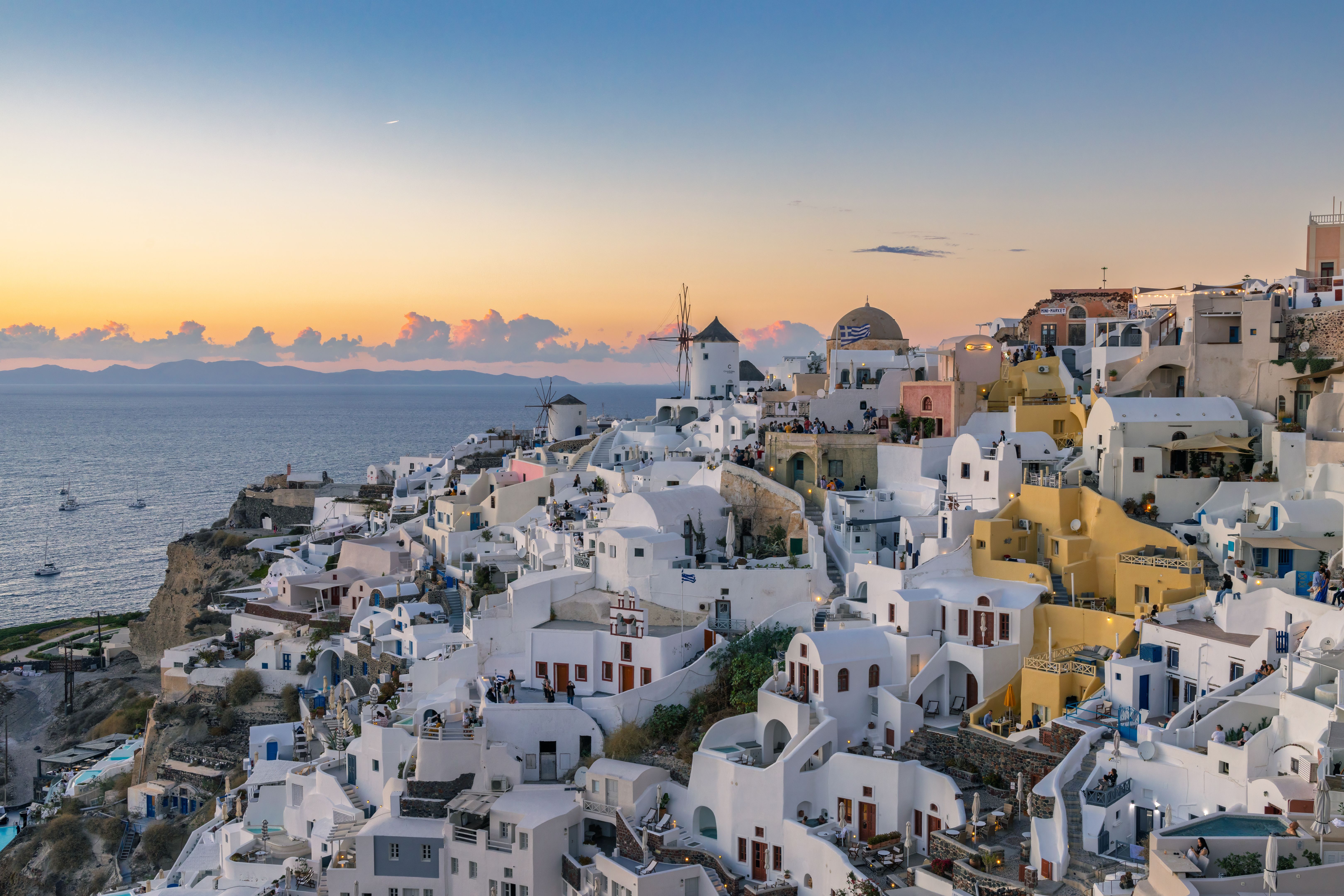 santorini sunset