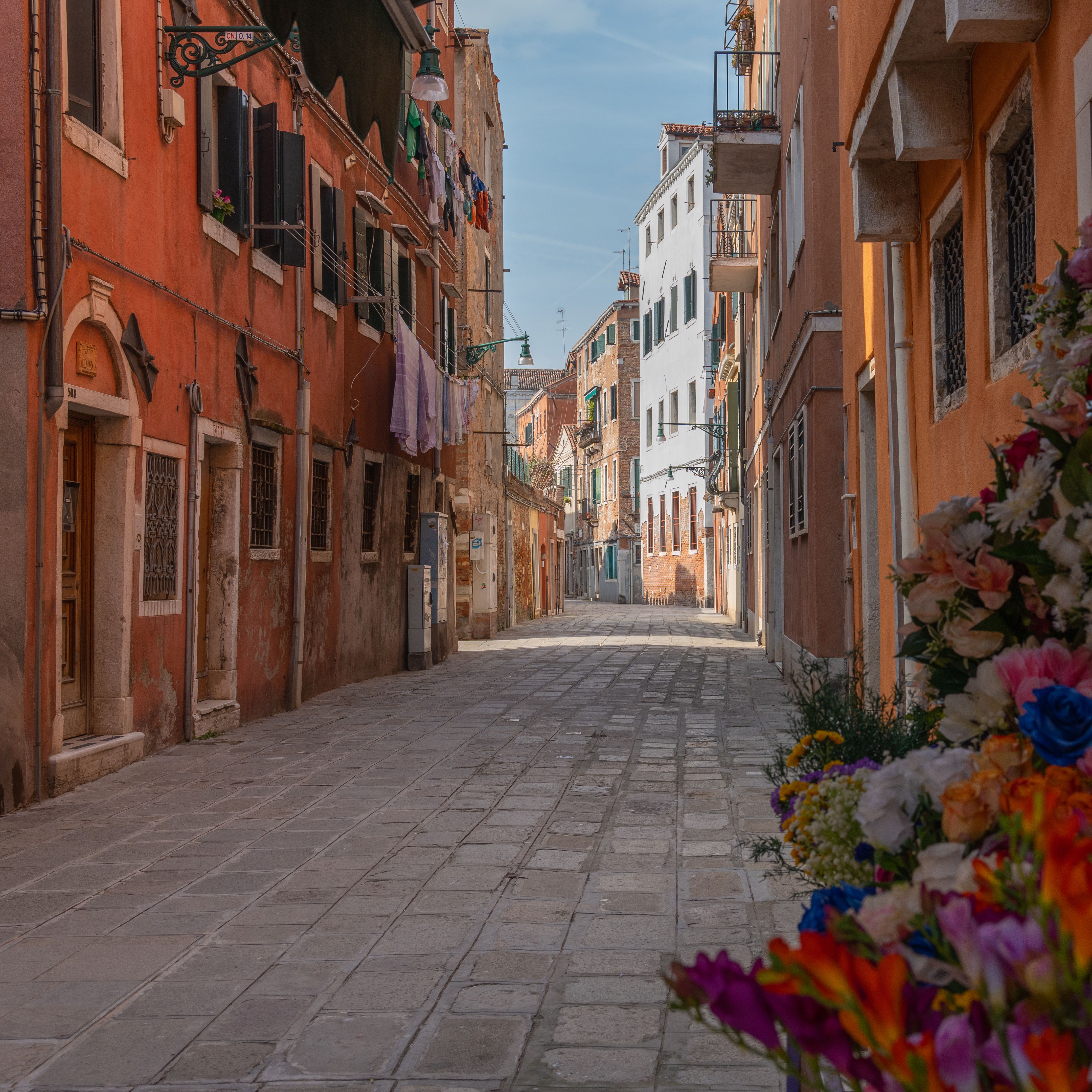 Quiet street in Venice with morning light, 2025 Quiet street in Venice with morning light, 2025