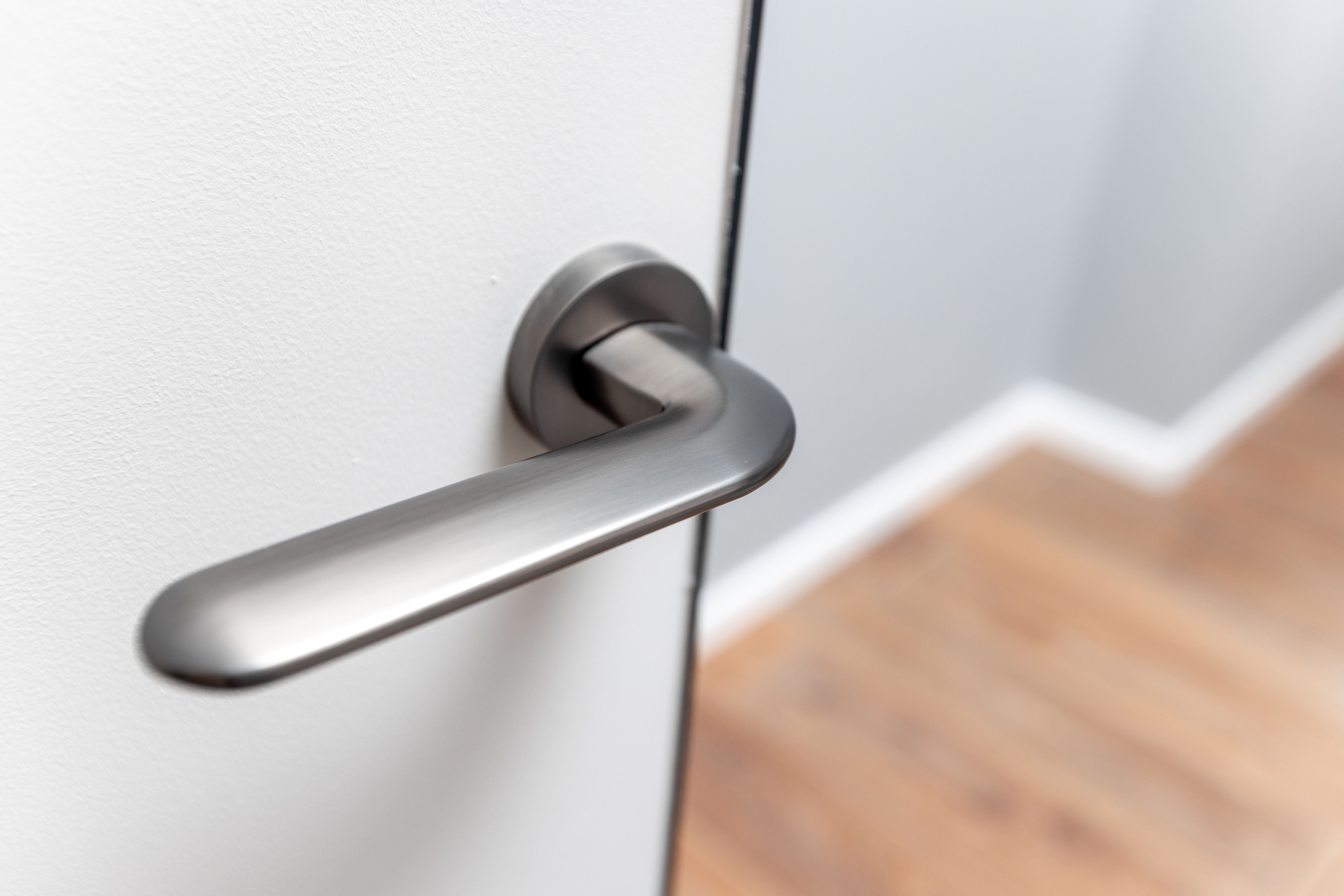 door handle finish