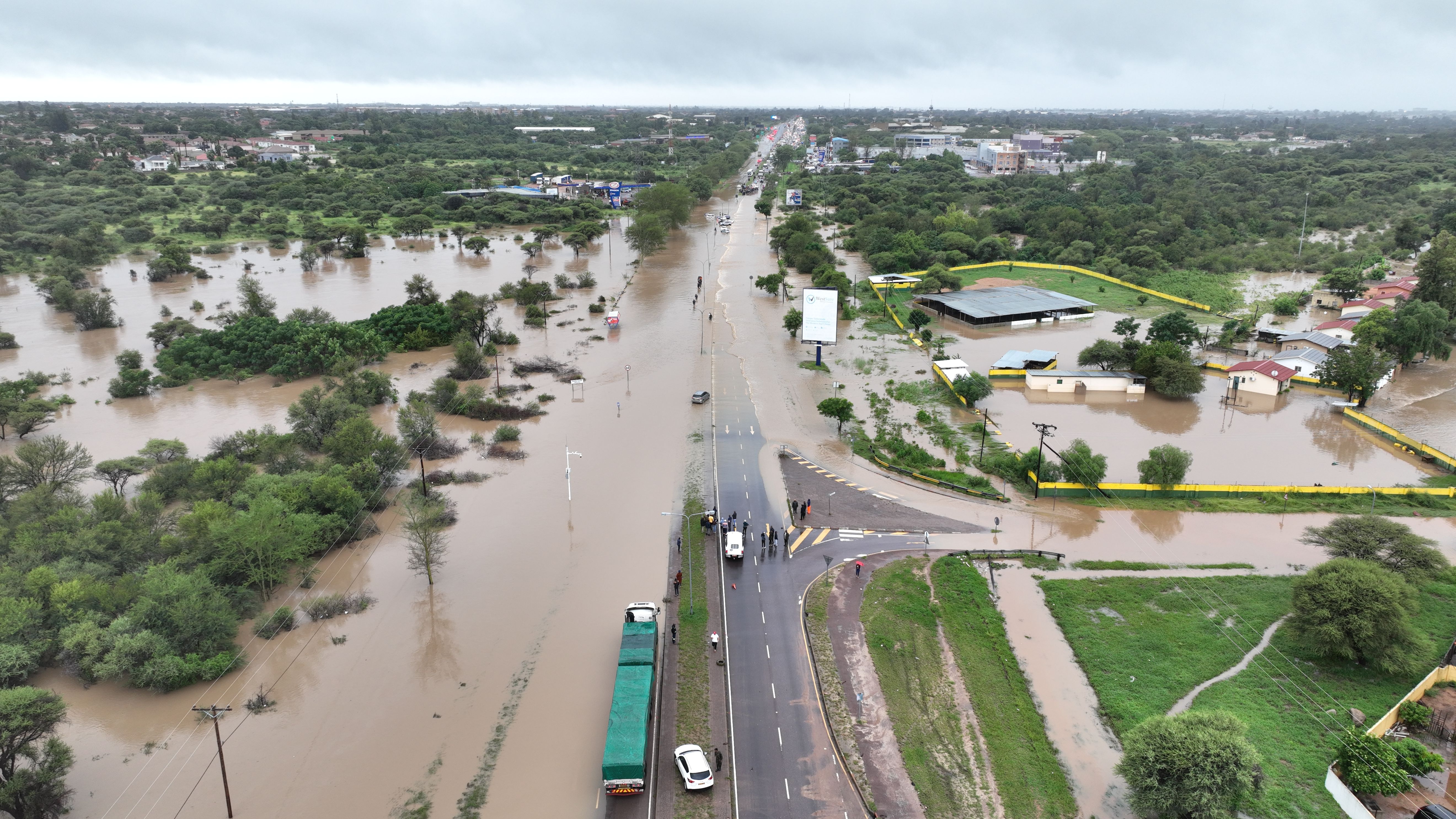 flooded street