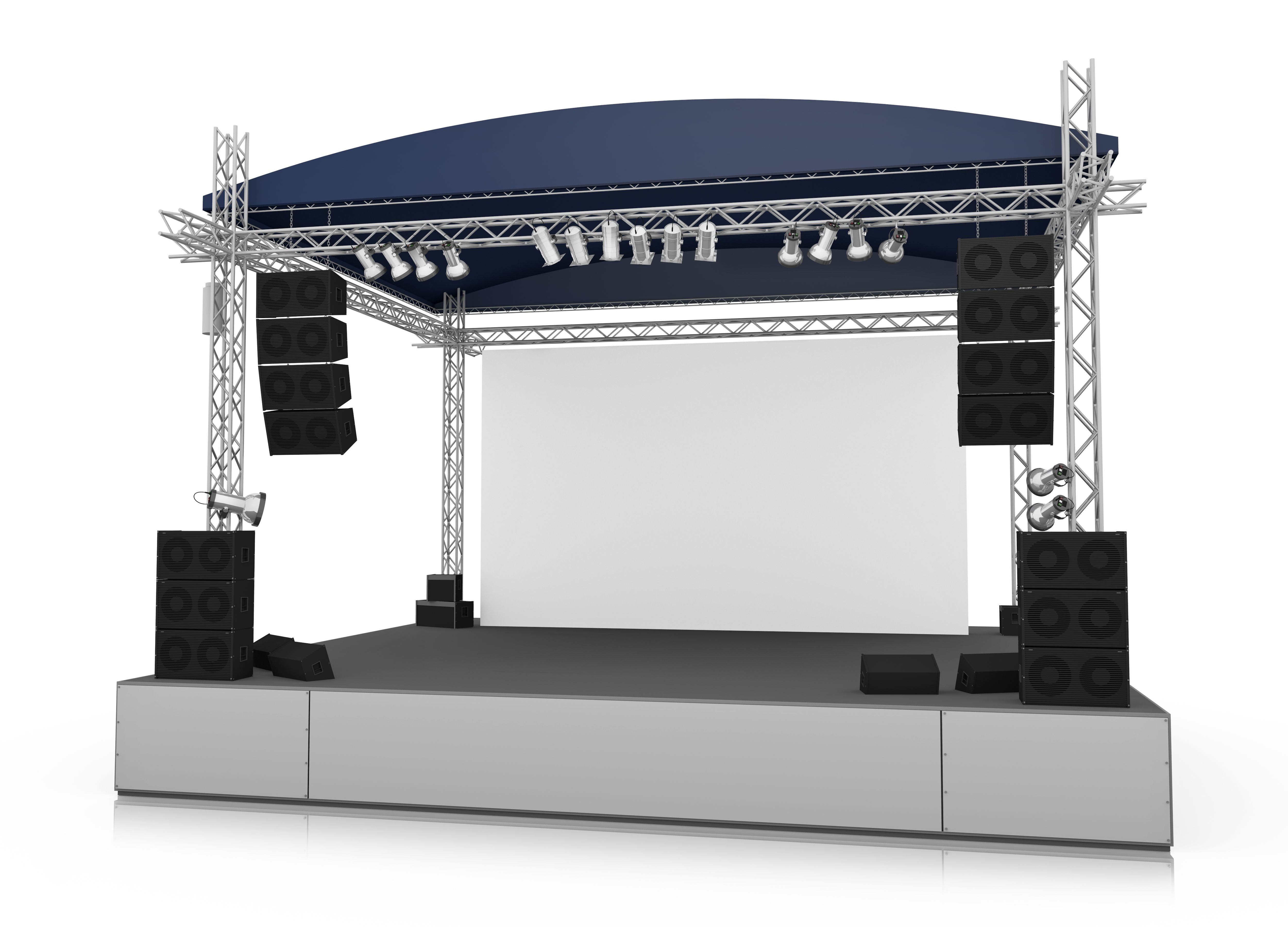 music stage outdoor