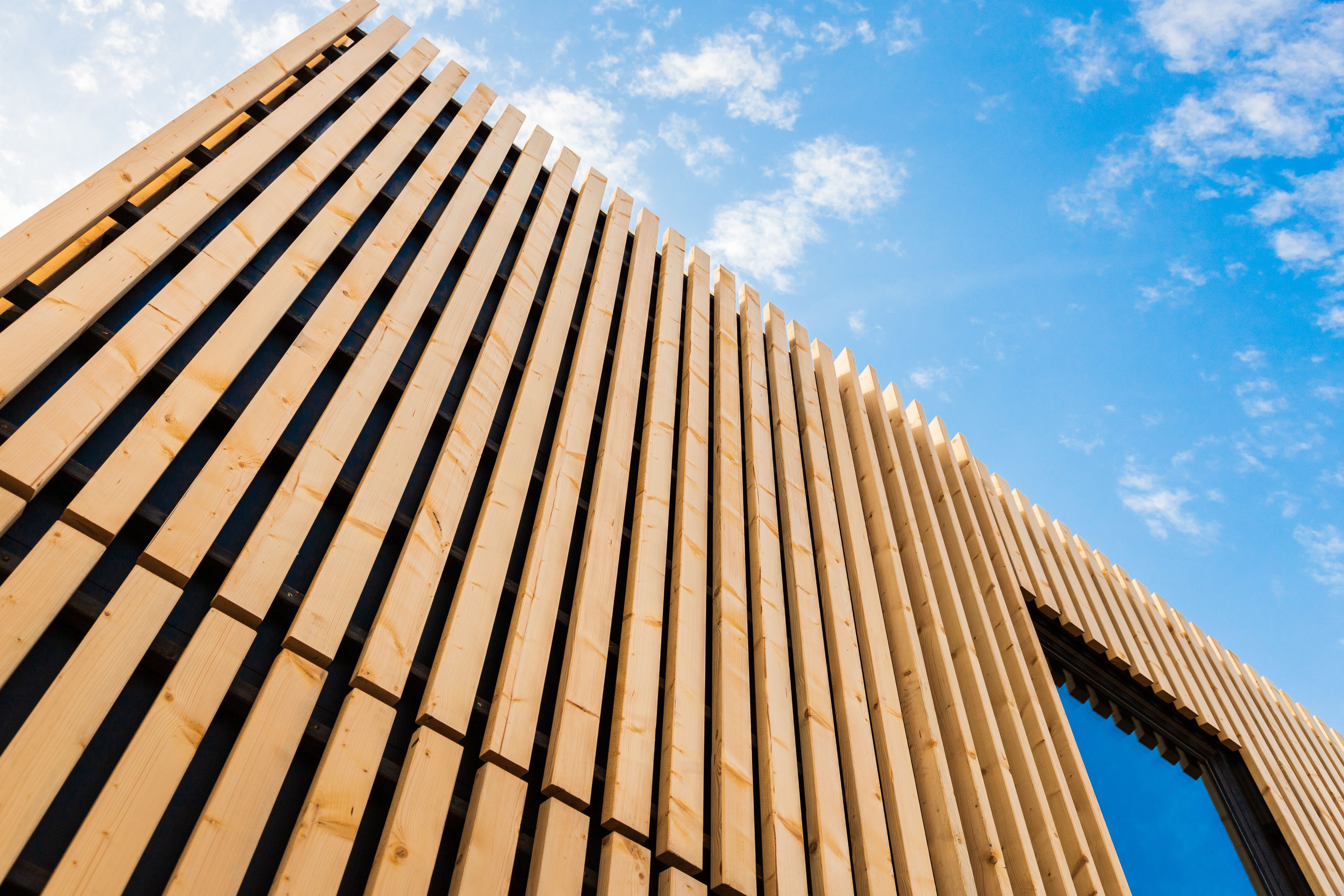 wooden facade