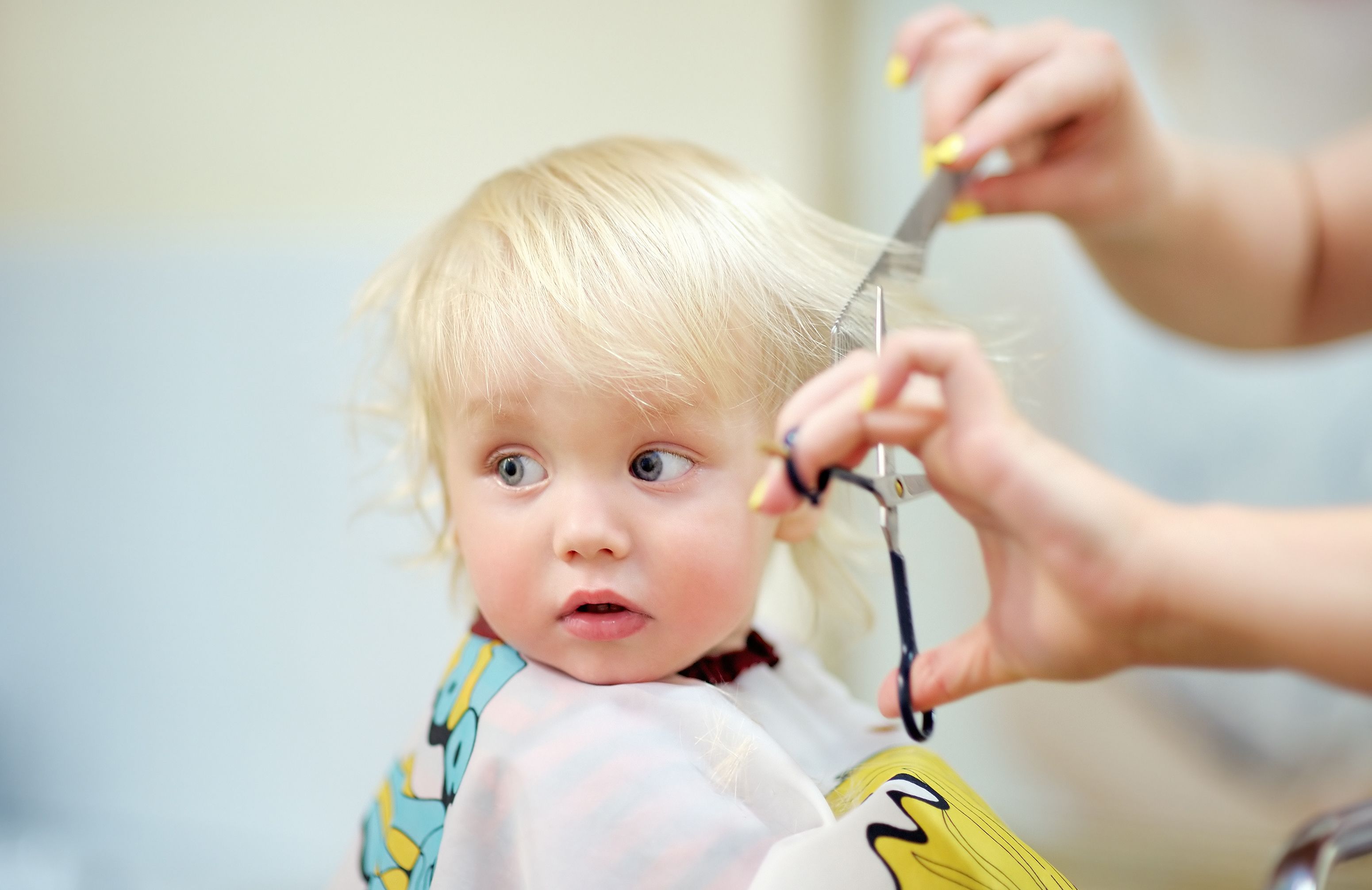 child at salon