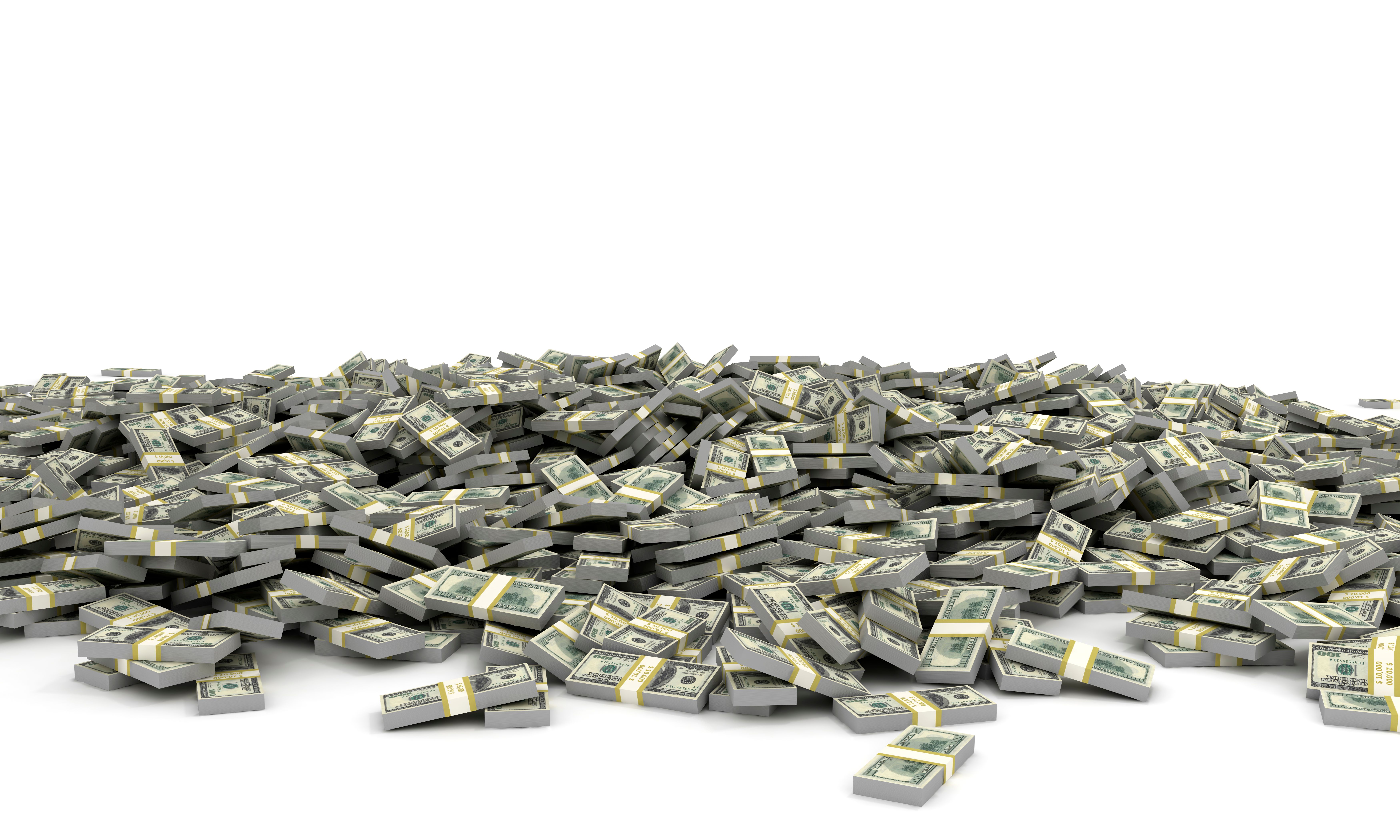 US Dollar Big Money Stack