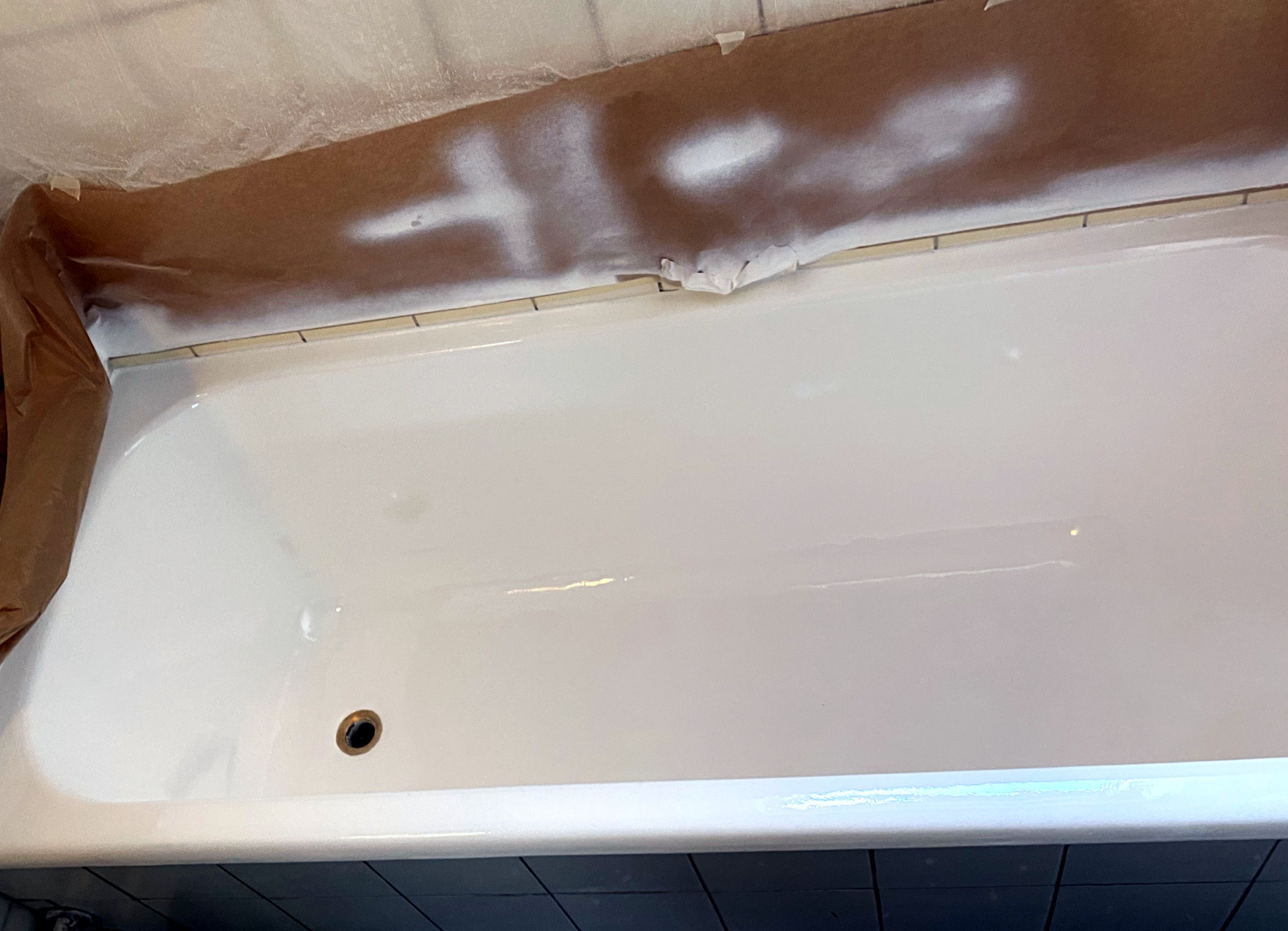 reglazed bathtub