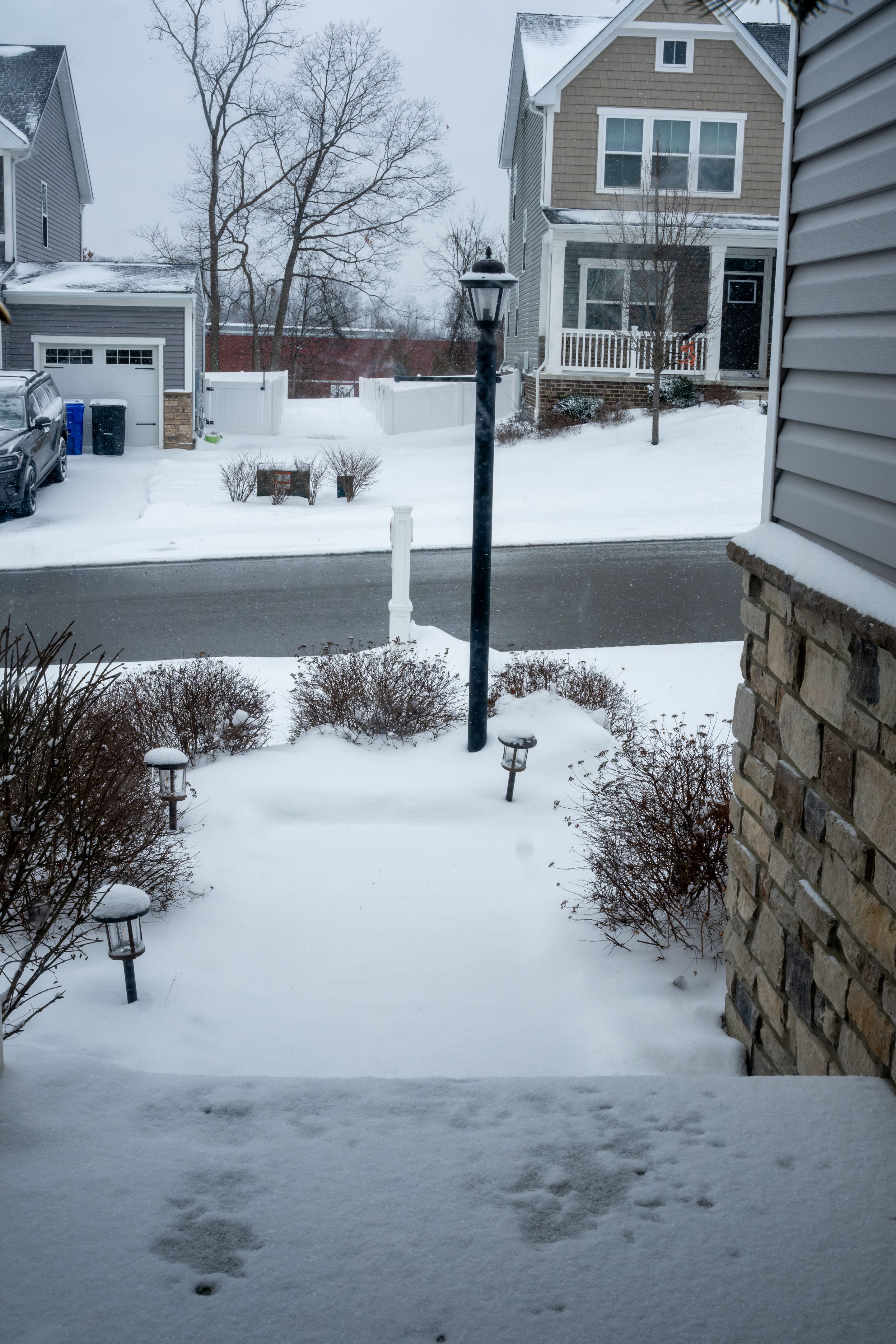 winter home exterior