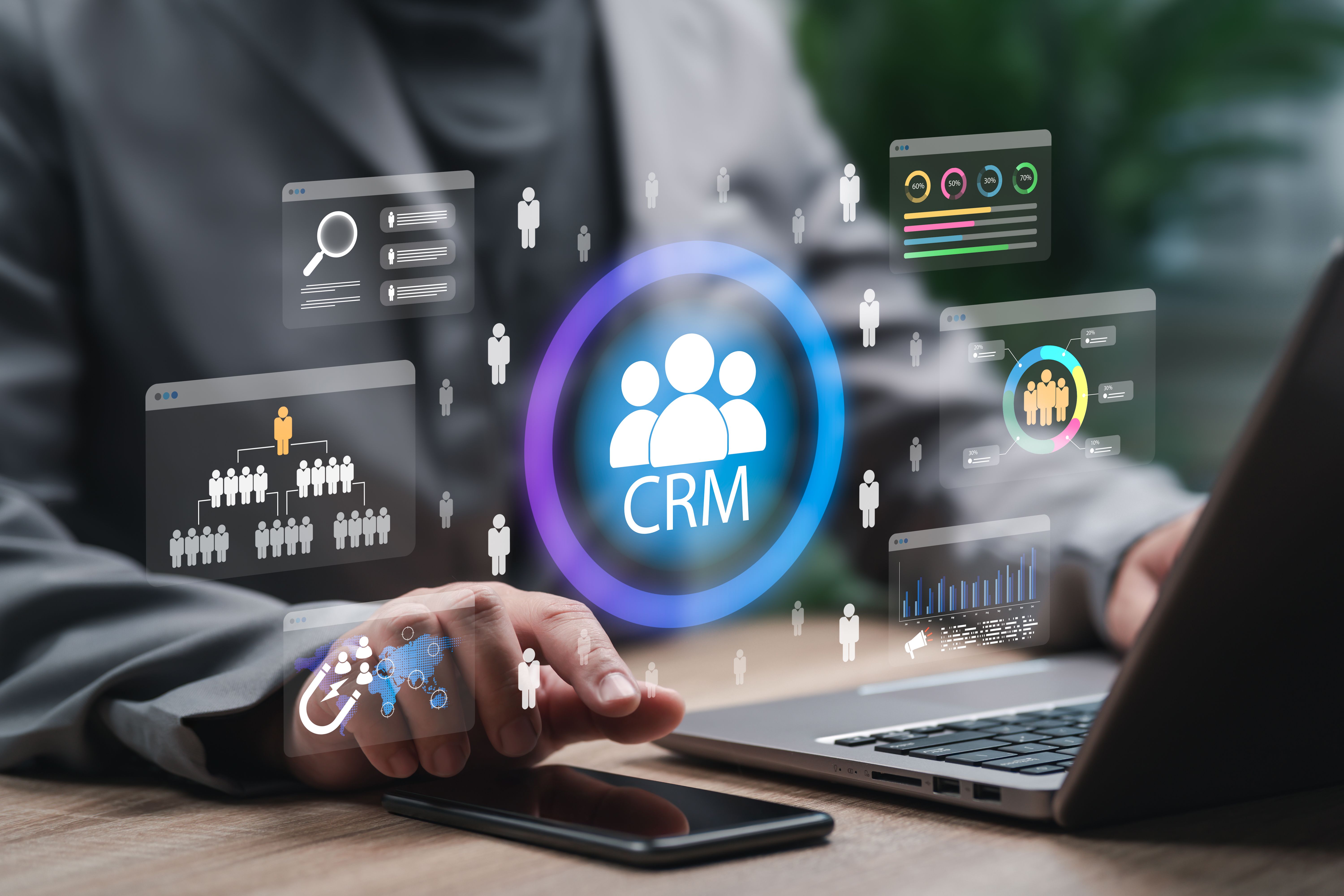 crm software interface