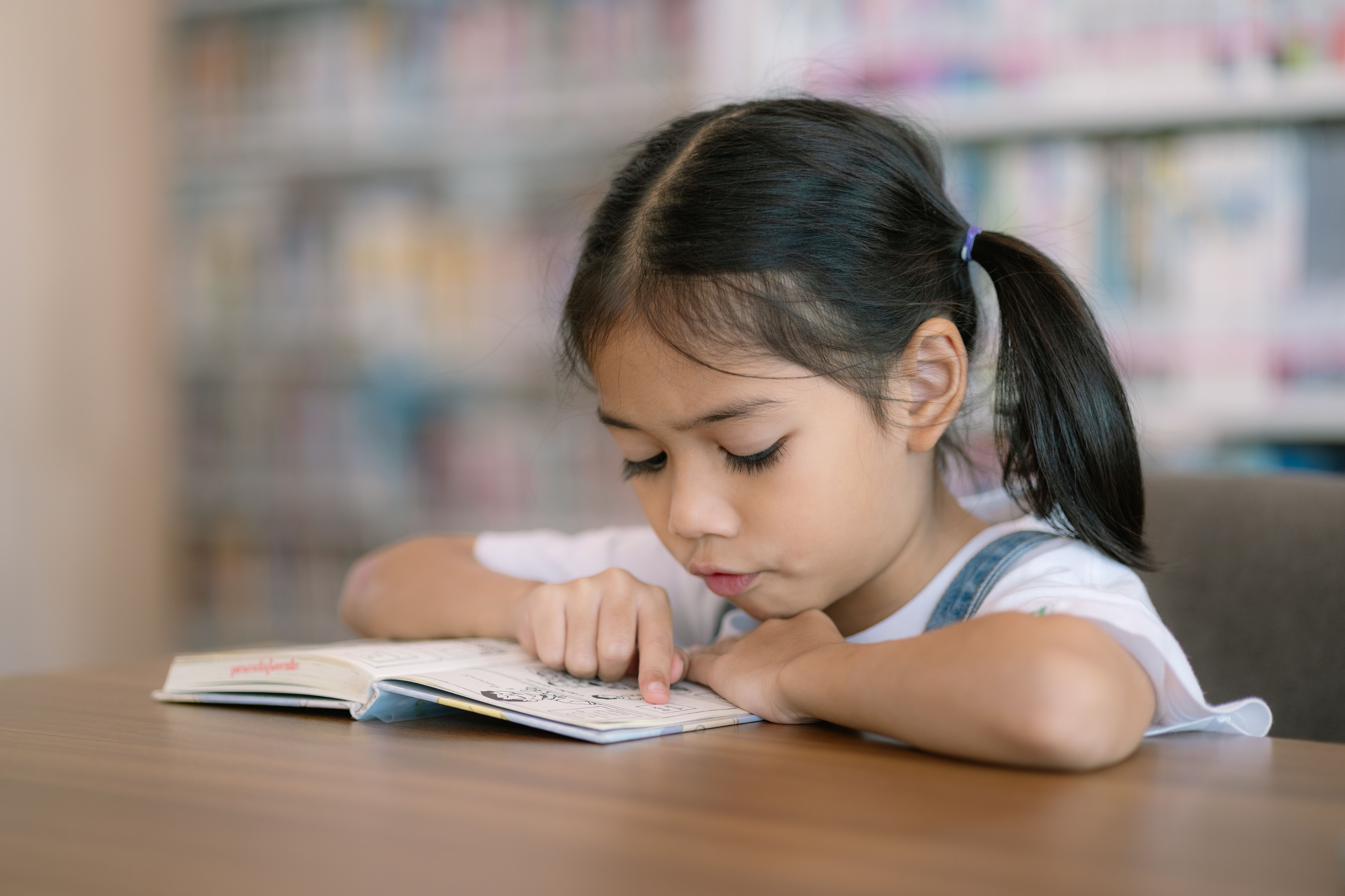 child reading