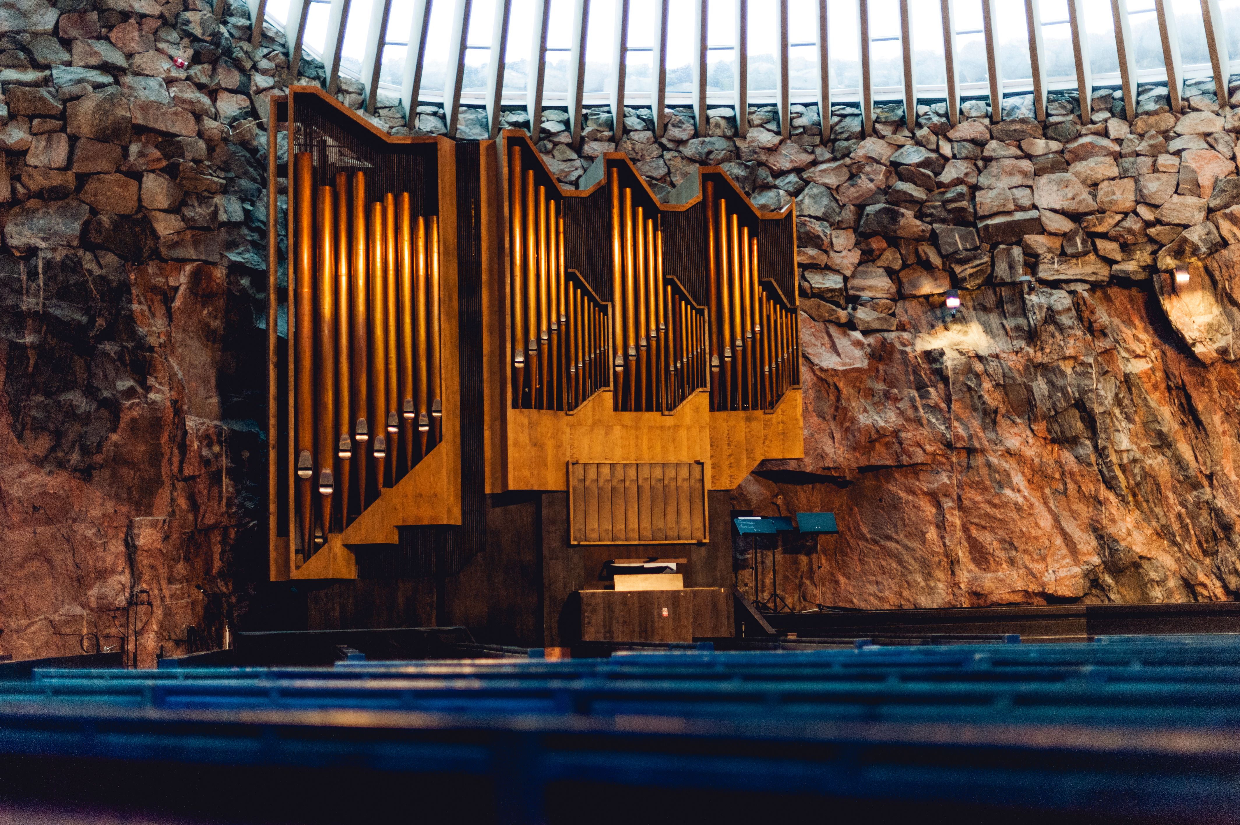 Organ in Temppeliaukio Church Organ in Temppeliaukio Church